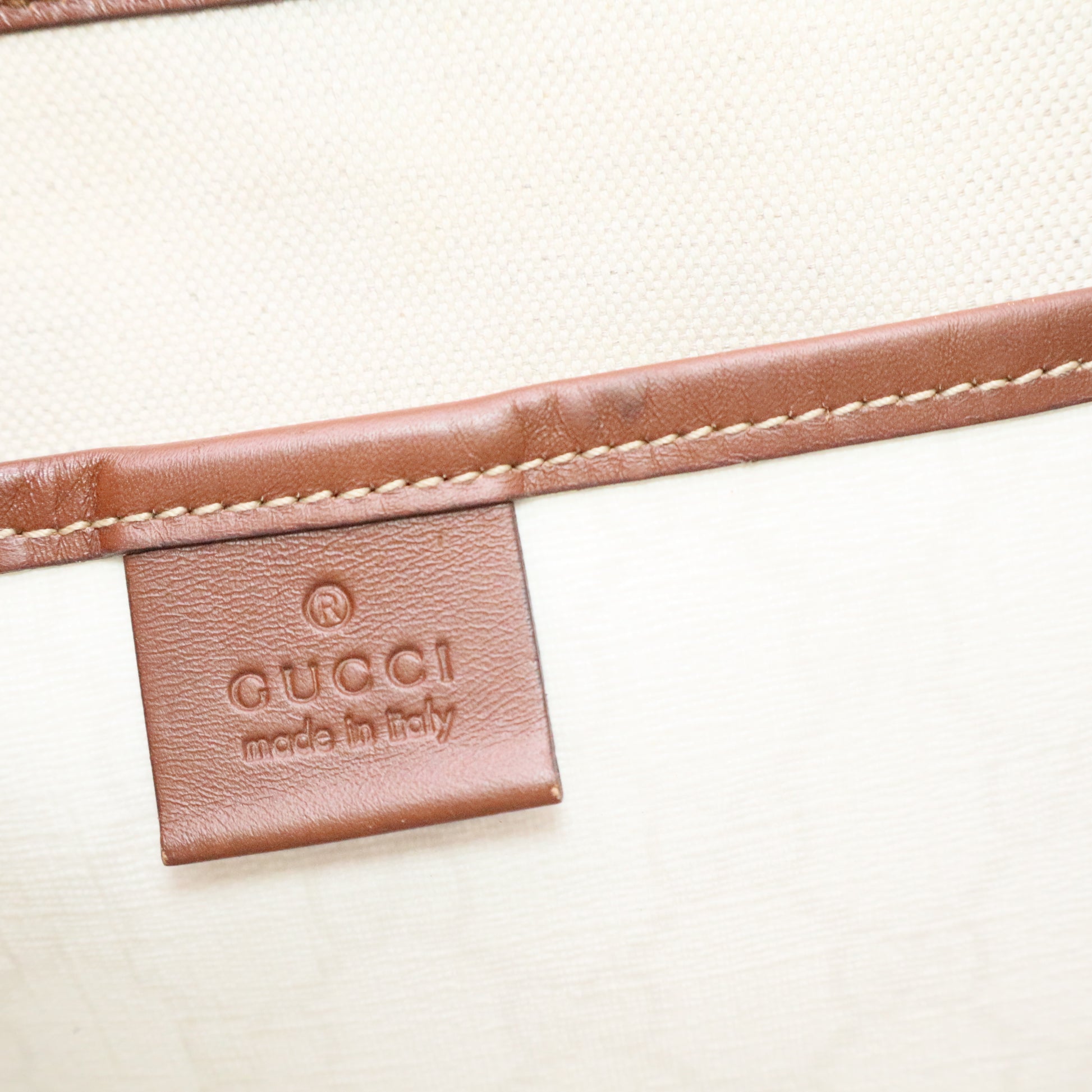 Sac cabas Gucci blanc GG Supreme Web Multicolore