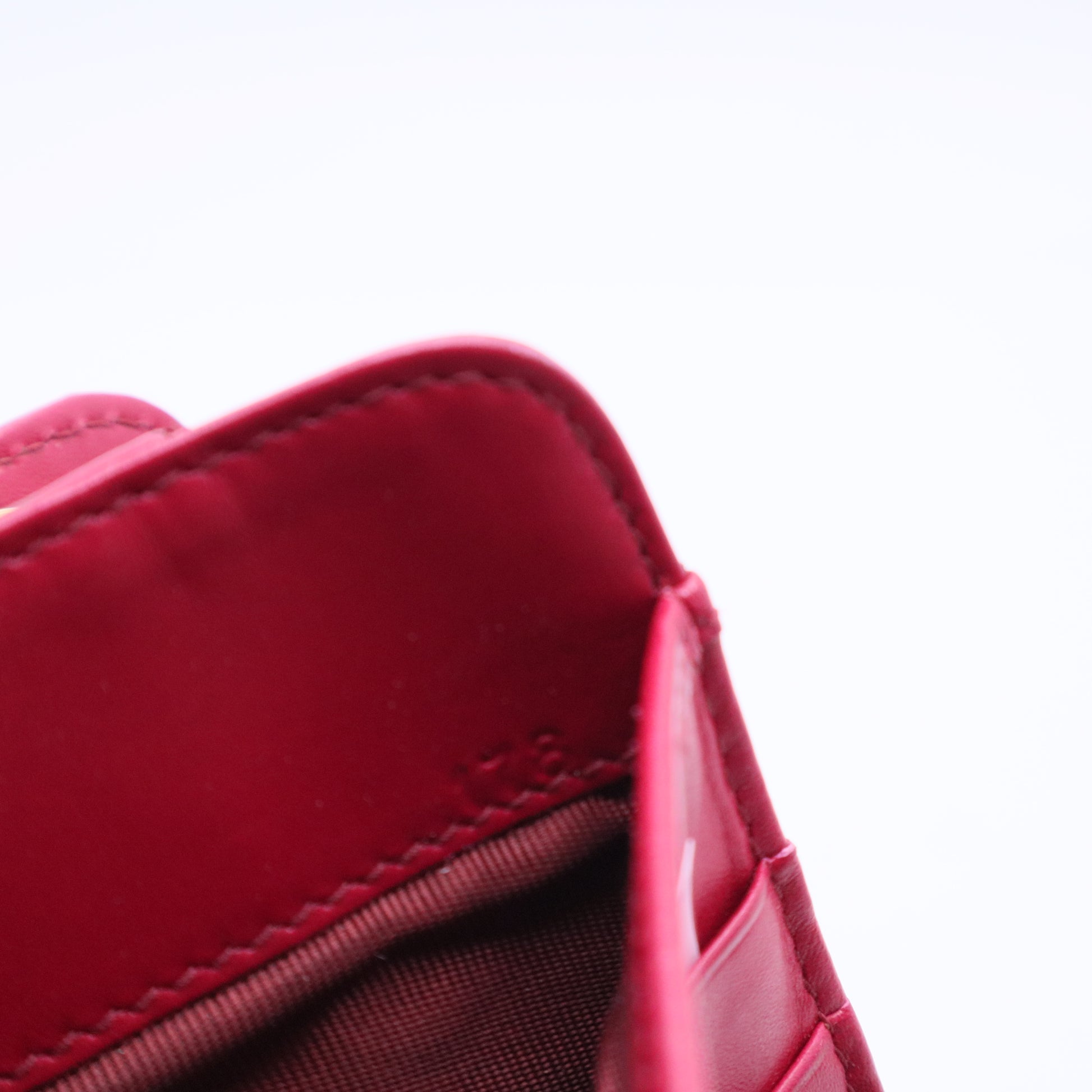 Miu Miu Coral Pink Croc Embossed Leather Long Wallet Twins LDJ3067