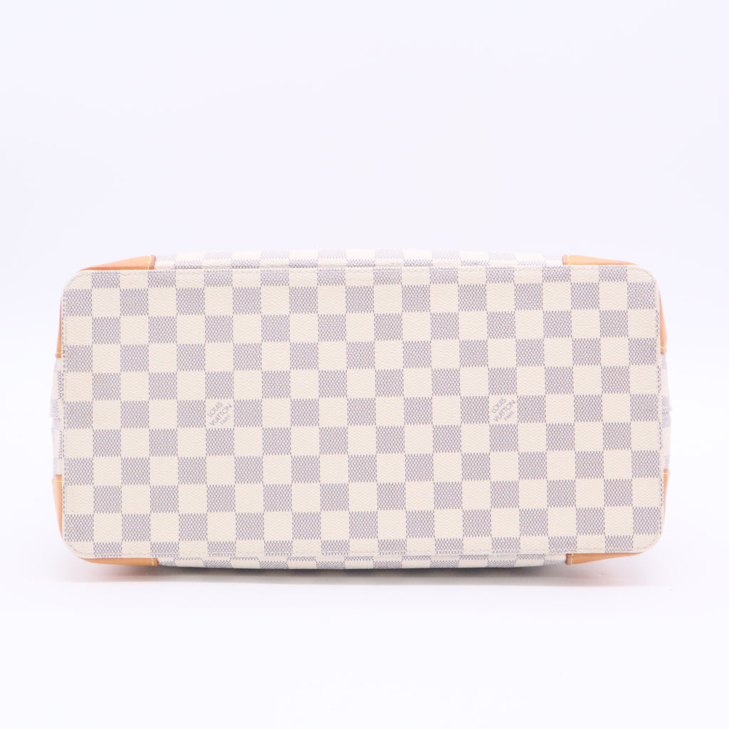 Louis Vuitton Damier Azur Hampstead MM Handbag twins