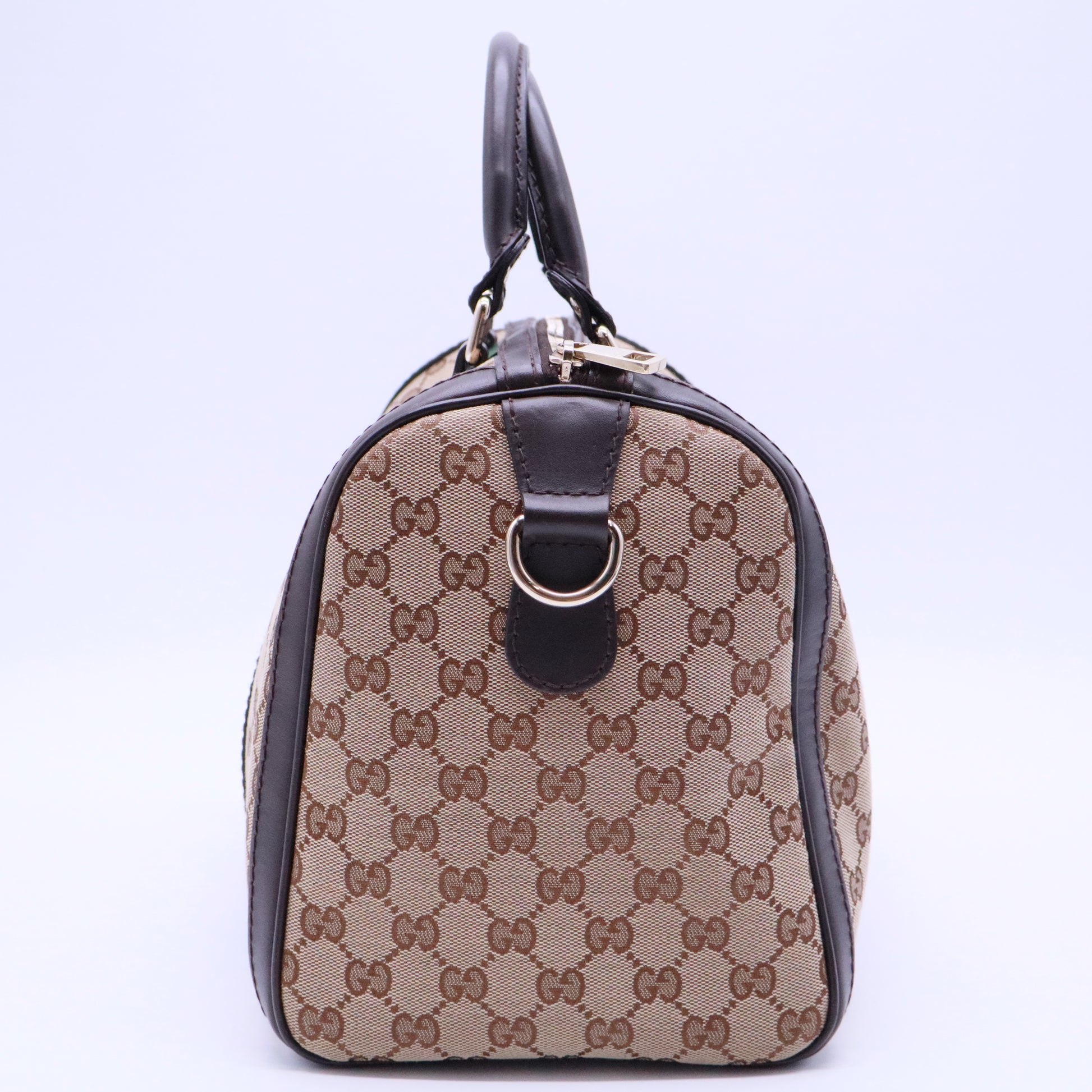 Vintage Web Boston Bag GG Canvas Medium