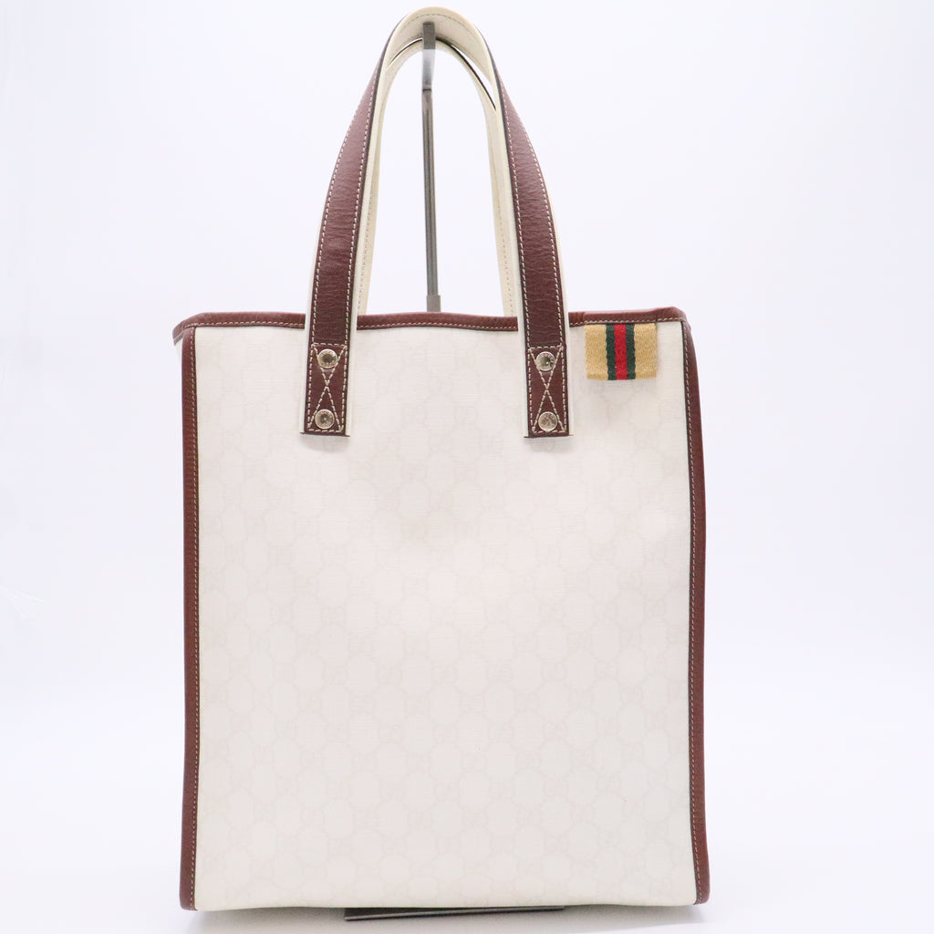 Sac cabas Gucci blanc GG Supreme Web Multicolore