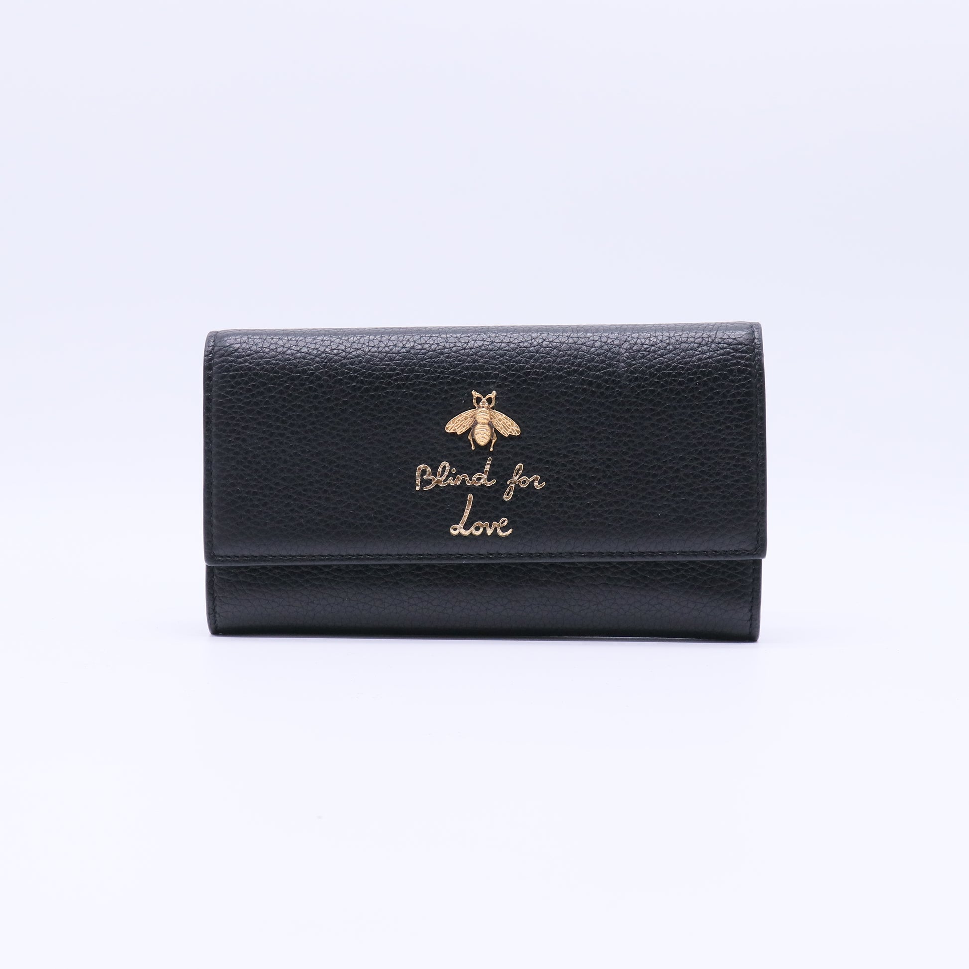 Calfskin Animalier Continental Wallet Black W21440