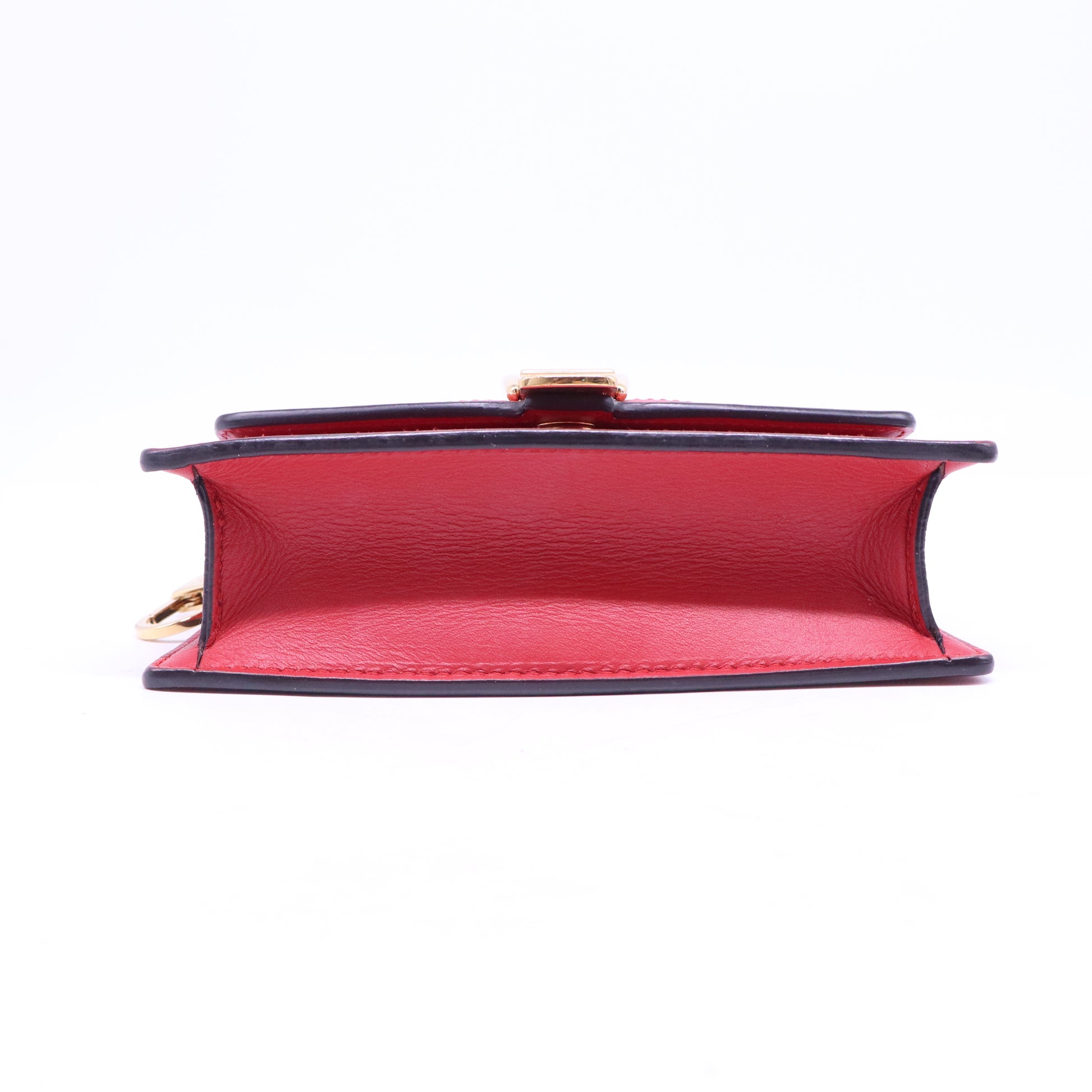 Calfskin Small Sylvie Shoulder Bag Hibiscus Red B20797
