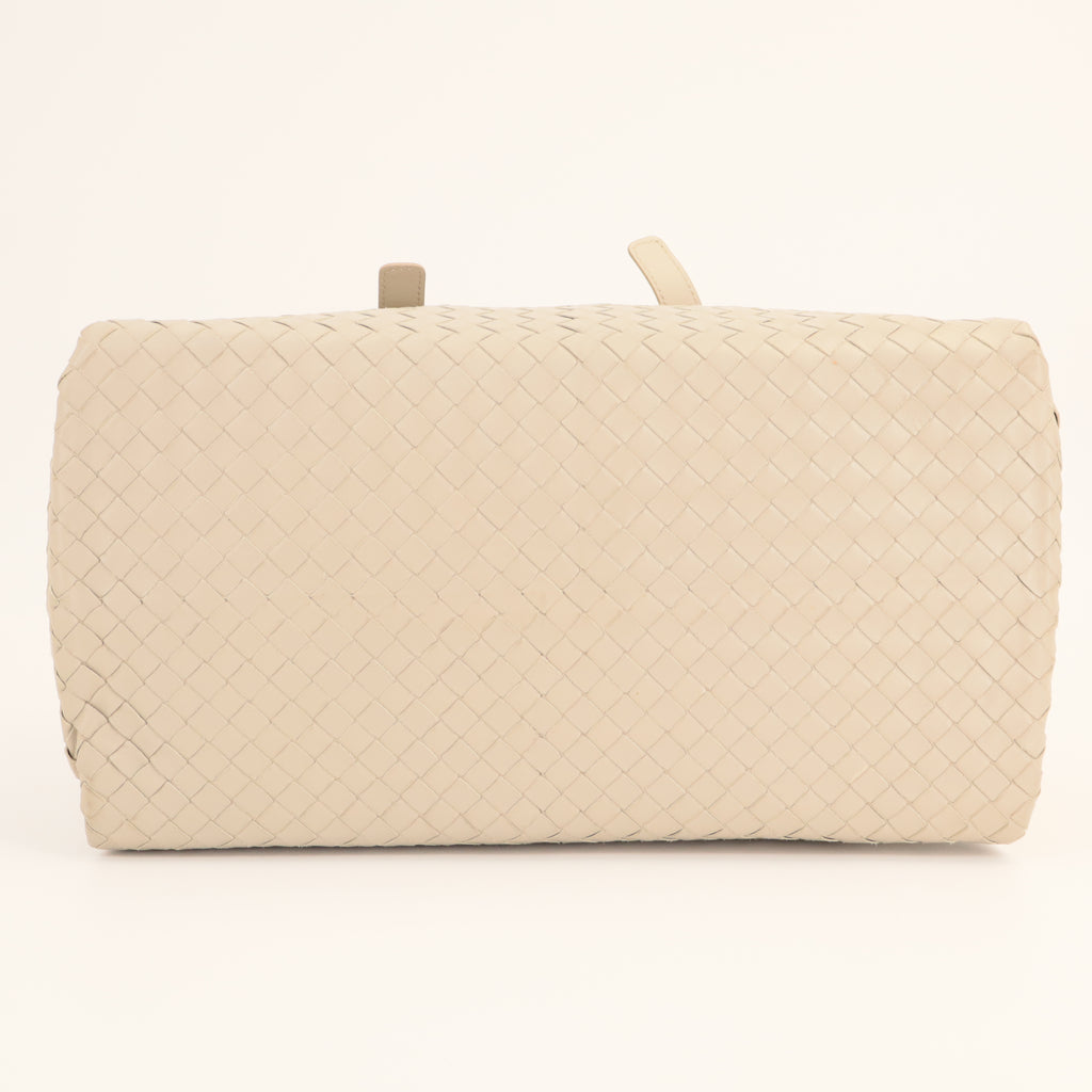 Bottega Veneta Nappa Intrecciato Boston Mink twins