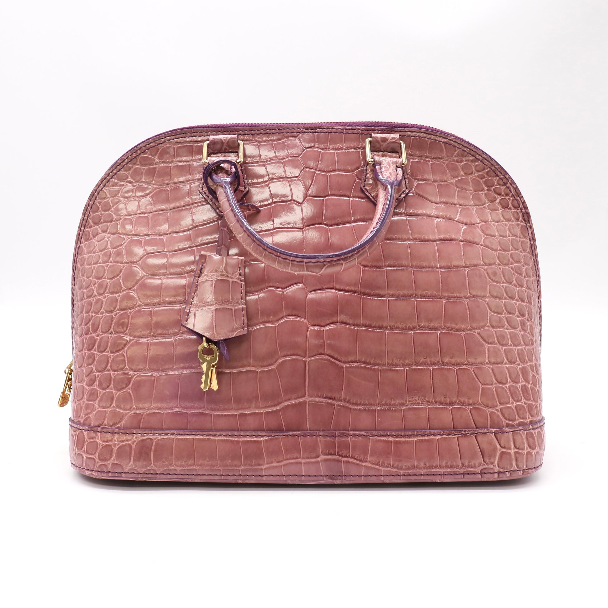 Louis Vuitton Alma Bag Exotic Crocodile Matte Alligator twins LDJ5043