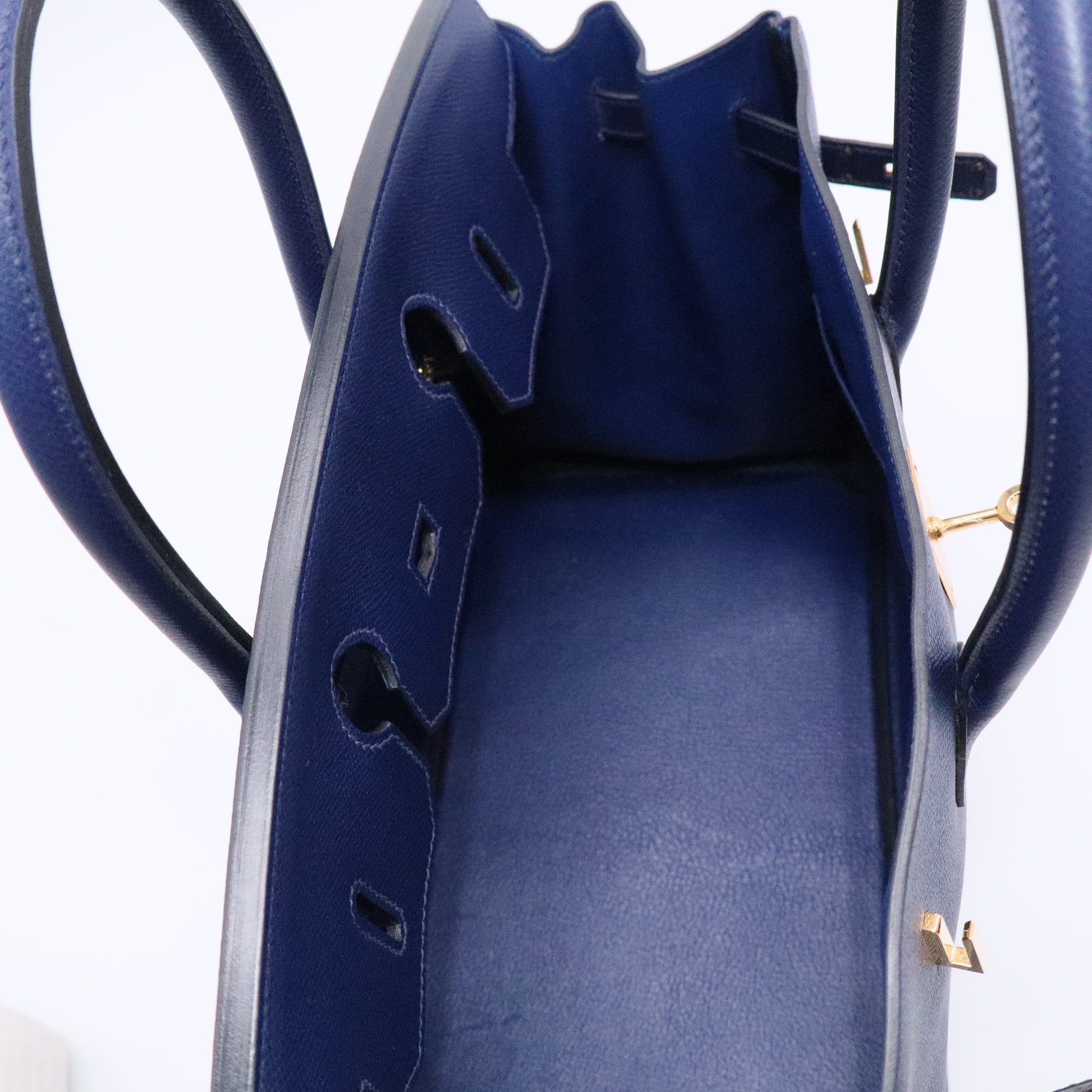 Epsom Birkin 30 Bleu Saphir