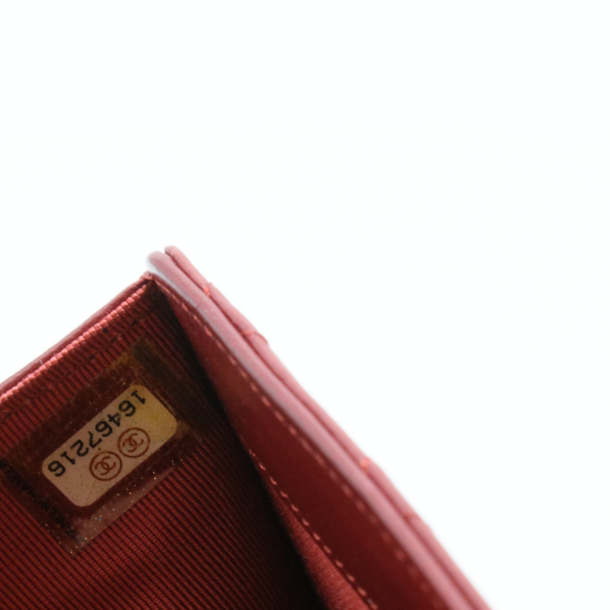 Chanel French Wallet Quilted Caviar Red
