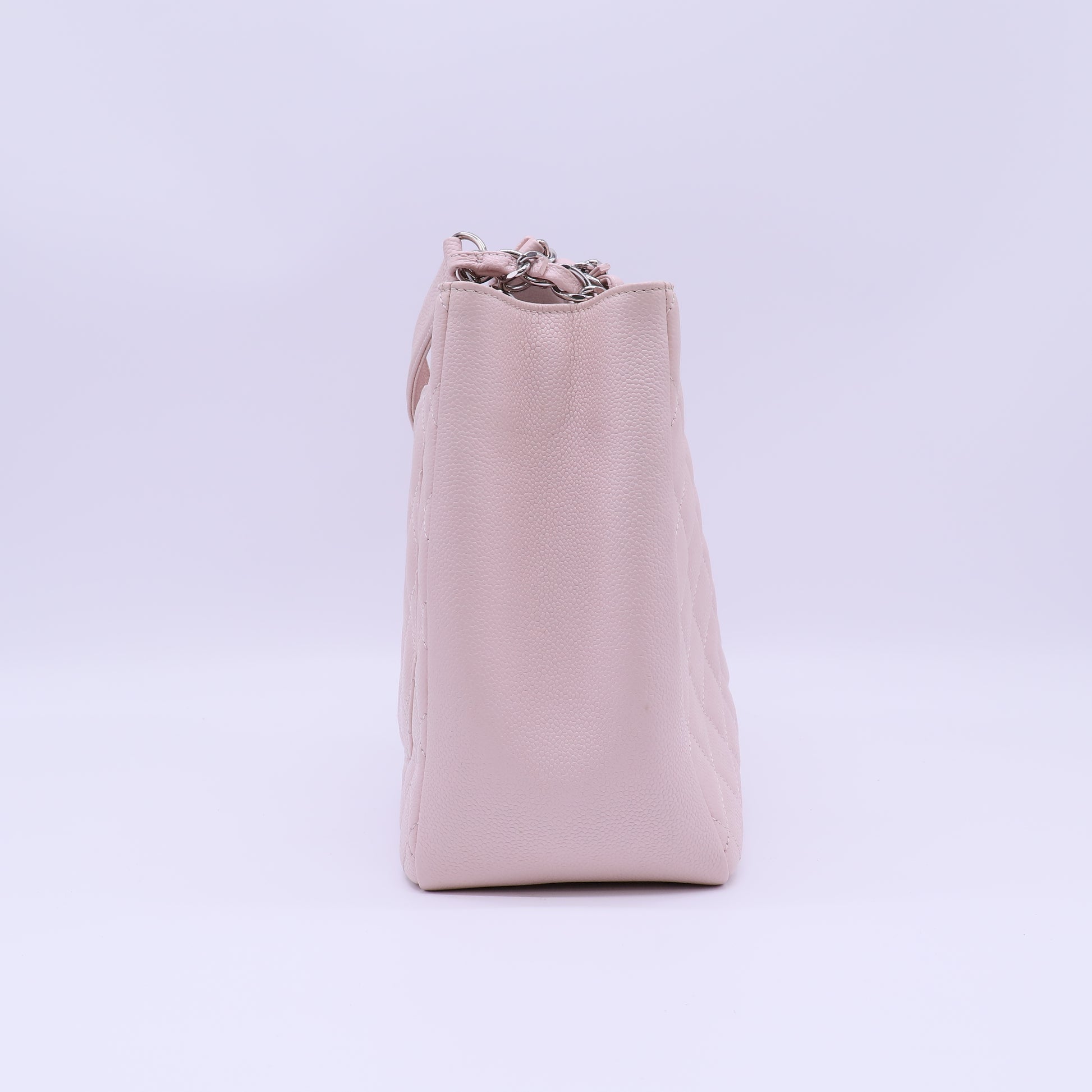 Caviar Quilted Grand Shopping Tote GST Light Pink B22406