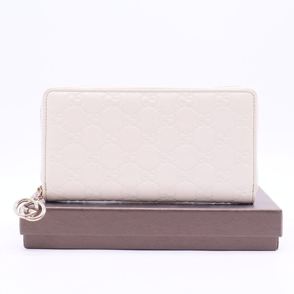 Interlocking G Logo Leather Continental Wallet