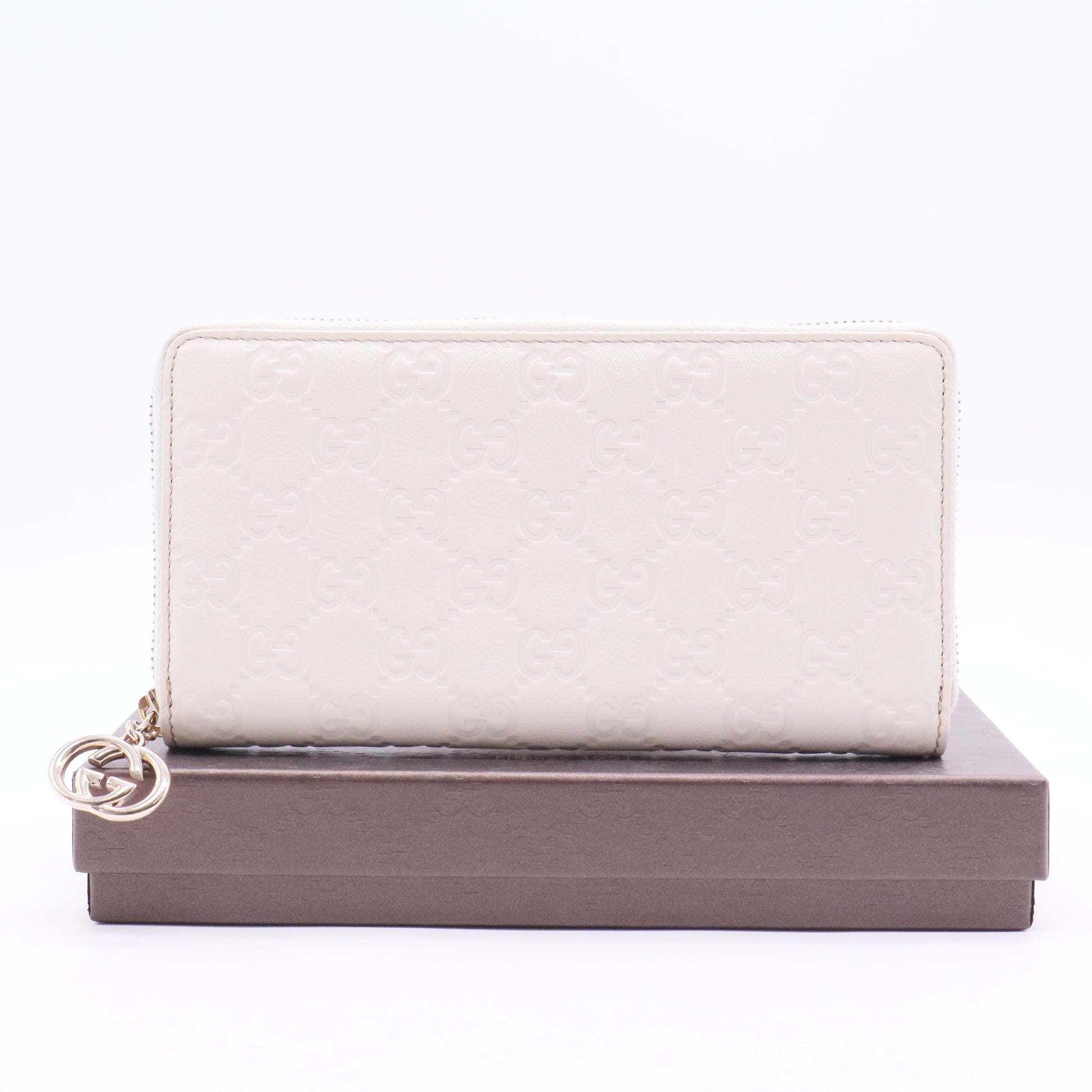 Interlocking G Logo Leather Continental Wallet