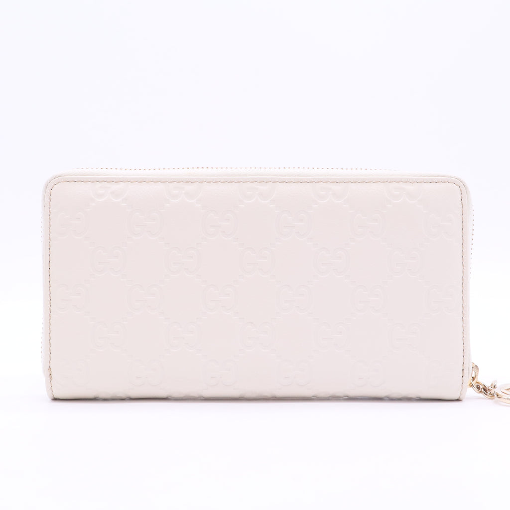 Interlocking G Logo Leather Continental Wallet