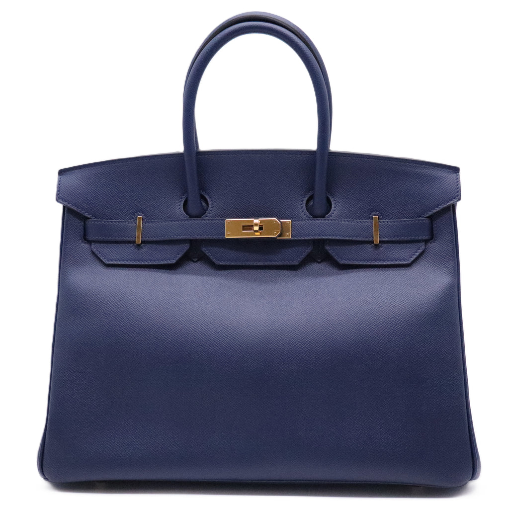 Epsom Birkin 30 Bleu Saphir