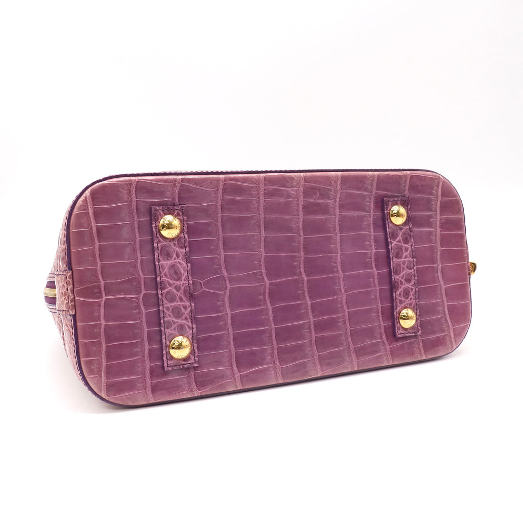 Louis Vuitton Alma Bag Exotic Crocodile Matte Alligator twins LDJ5043