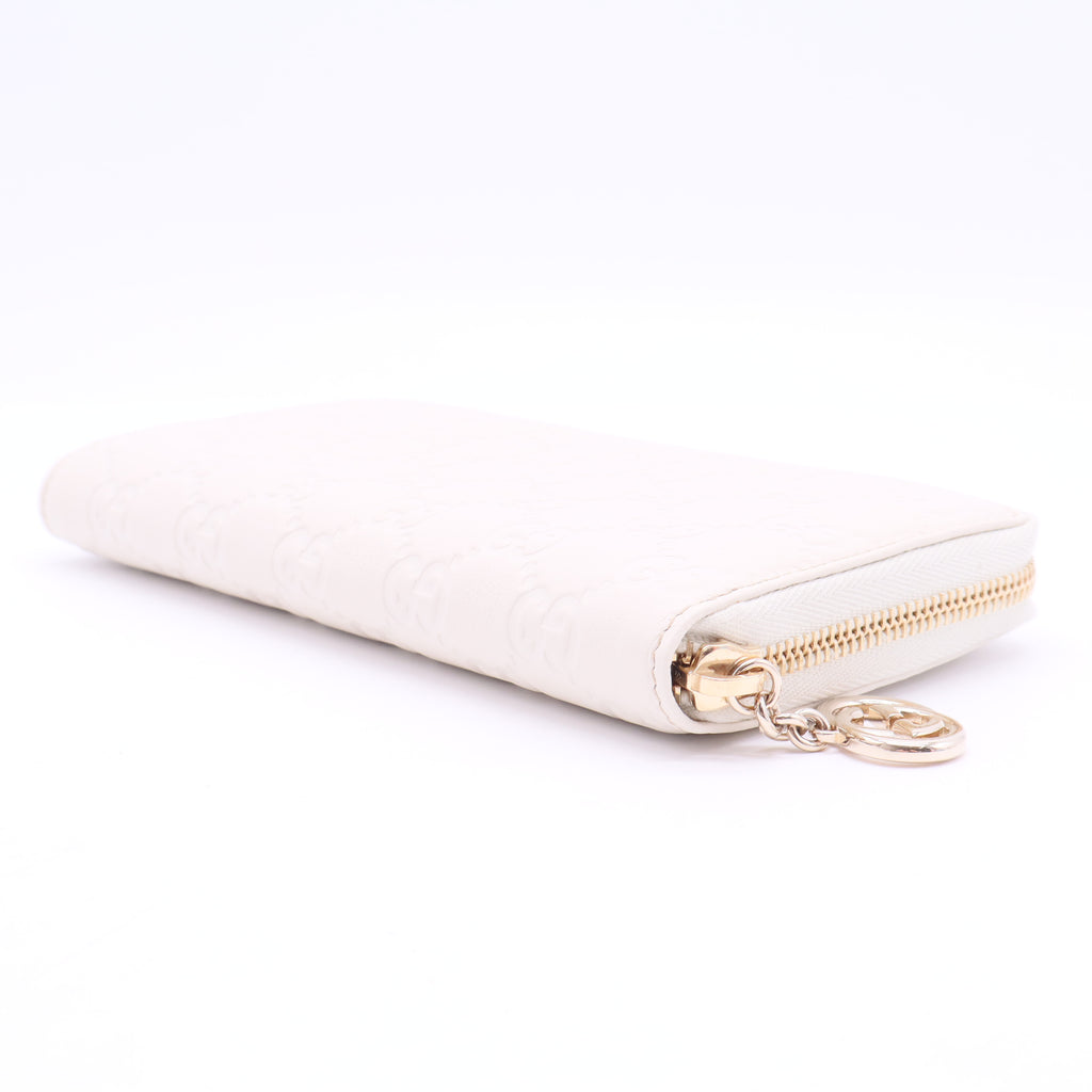 Interlocking G Logo Leather Continental Wallet