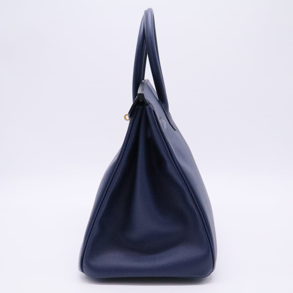 Epsom Birkin 30 Bleu Saphir