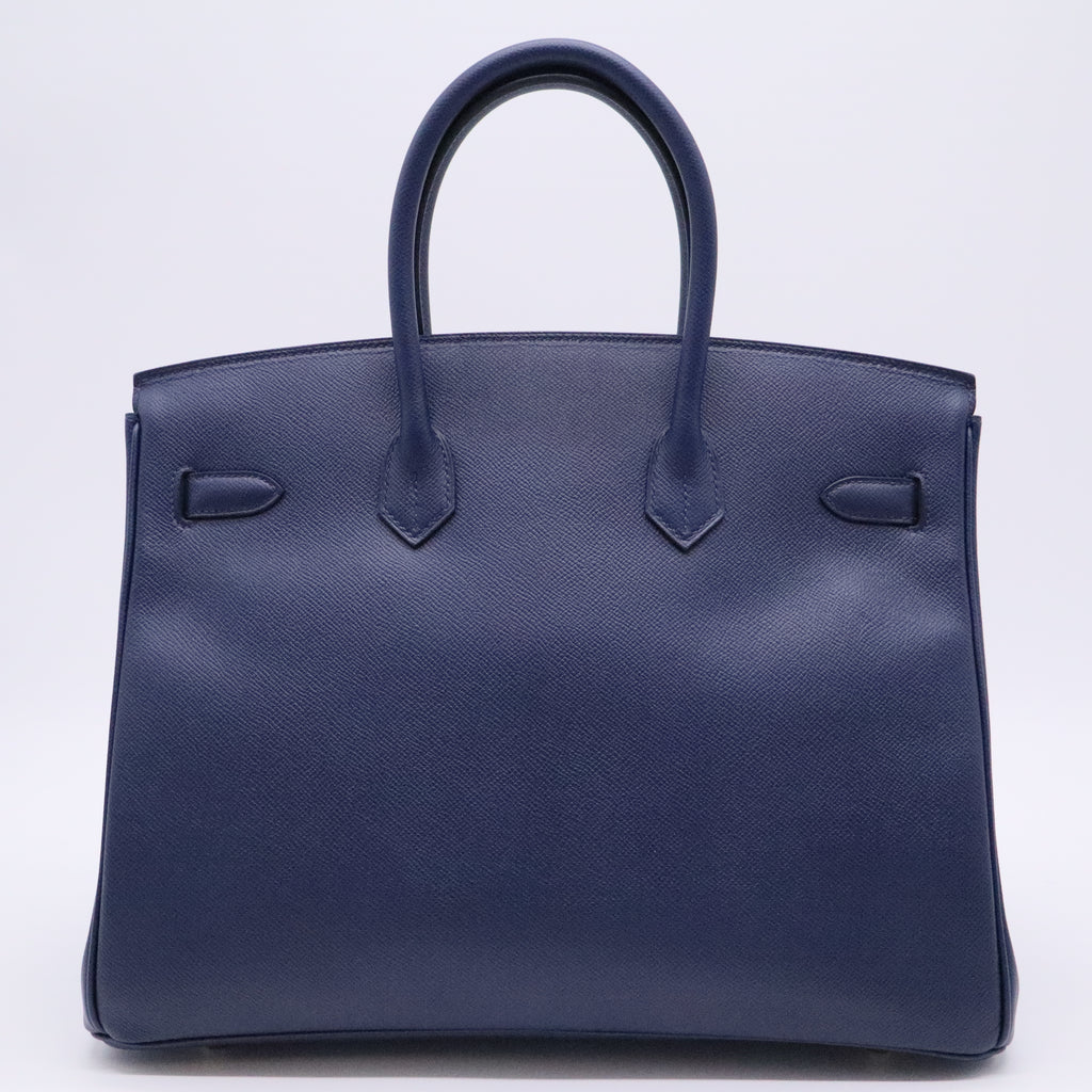 Epsom Birkin 30 Bleu Saphir