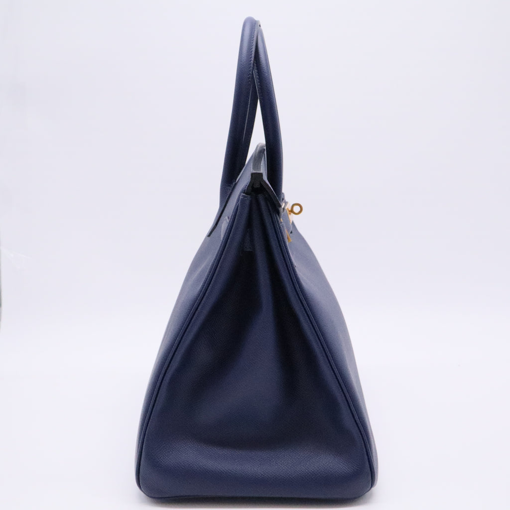 Epsom Birkin 30 Bleu Saphir