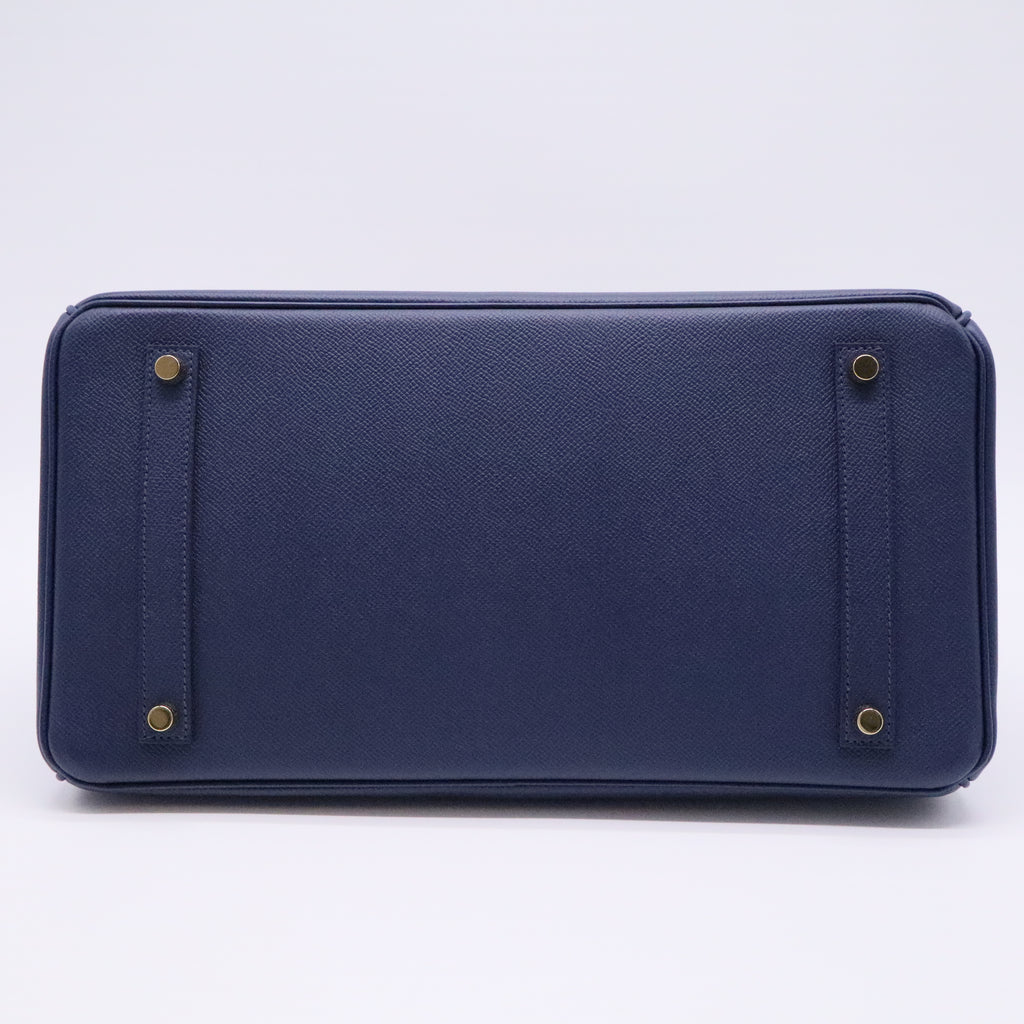 Epsom Birkin 30 Bleu Saphir