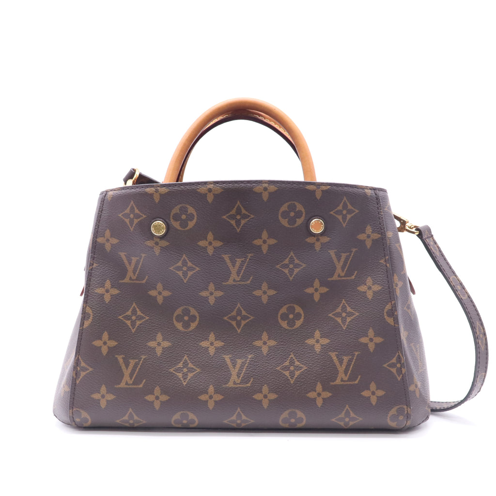 Montaigne Handbag Monogram Canvas BB Twins B23983