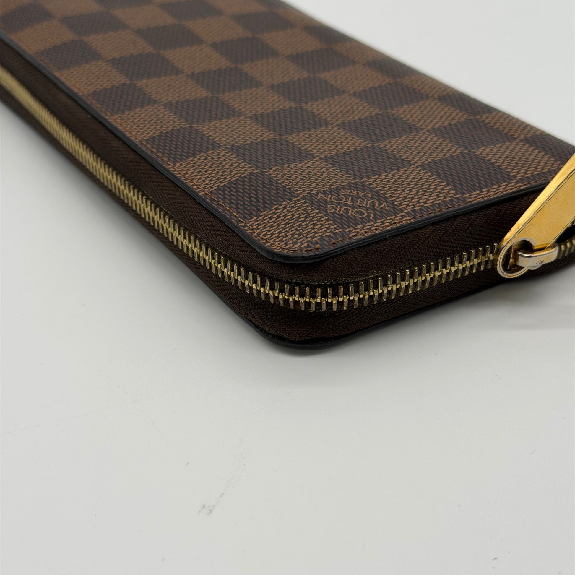 Damie Ebene zipper wallet