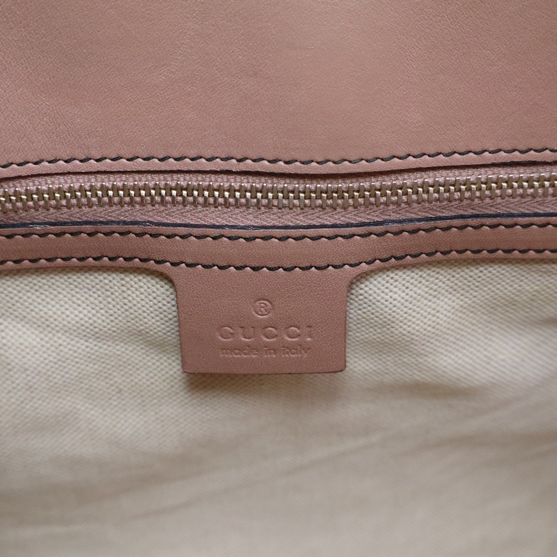 Emily Chain Flap Shoulder Bag Guccissima Leather Large