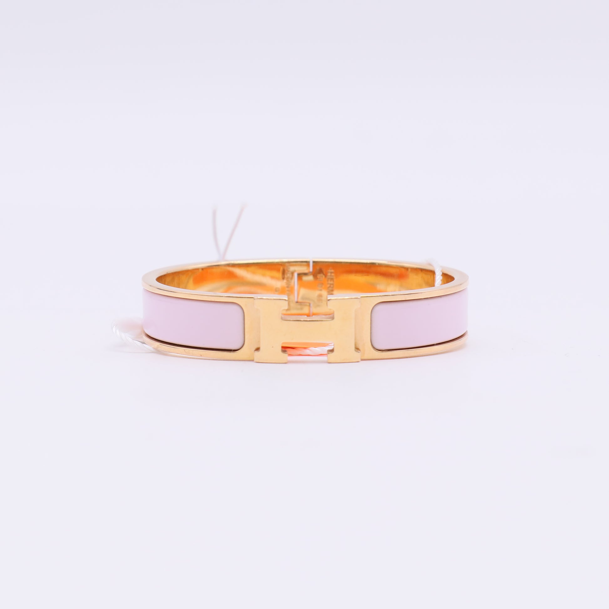 Hermes Enamel Narrow Clic H Bracelet twins LDZ985