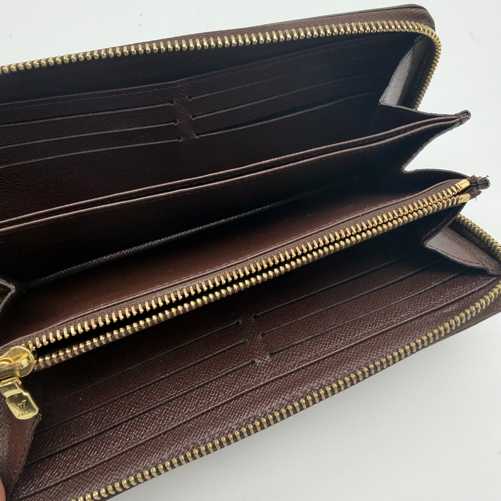Damie Ebene zipper wallet
