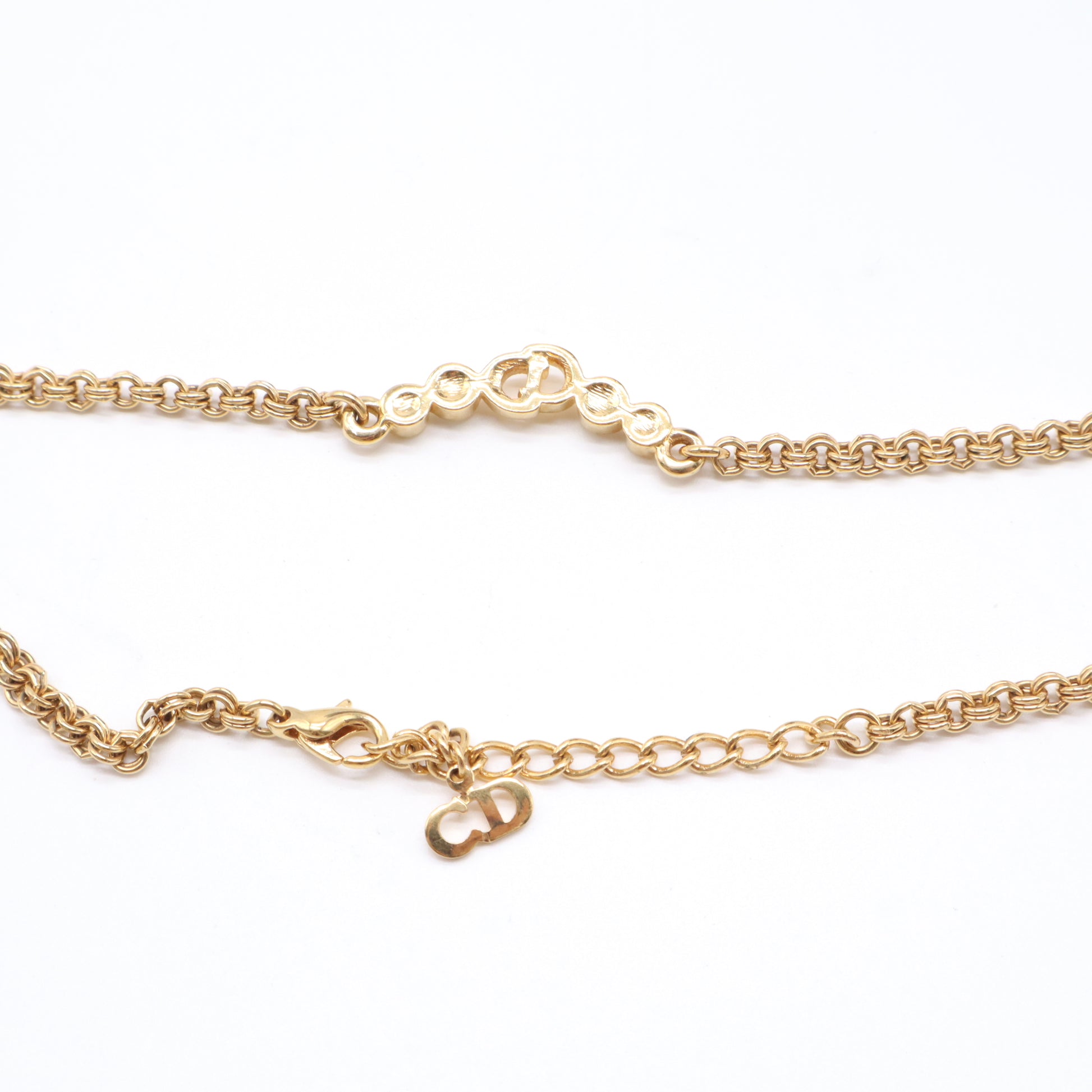 Dior Vintage Crystal CD Choker Necklace W21551
