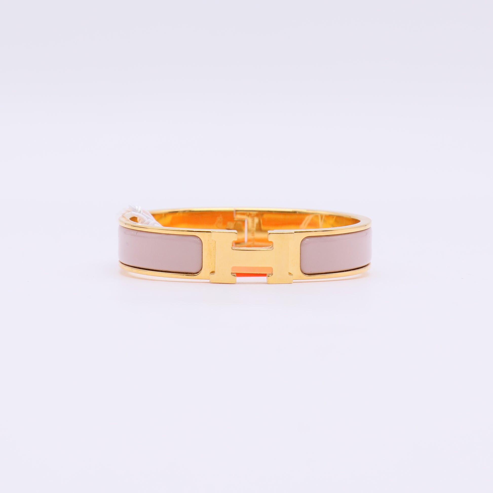 Hermes Enamel Narrow Clic H Bracelet twins LDZ986