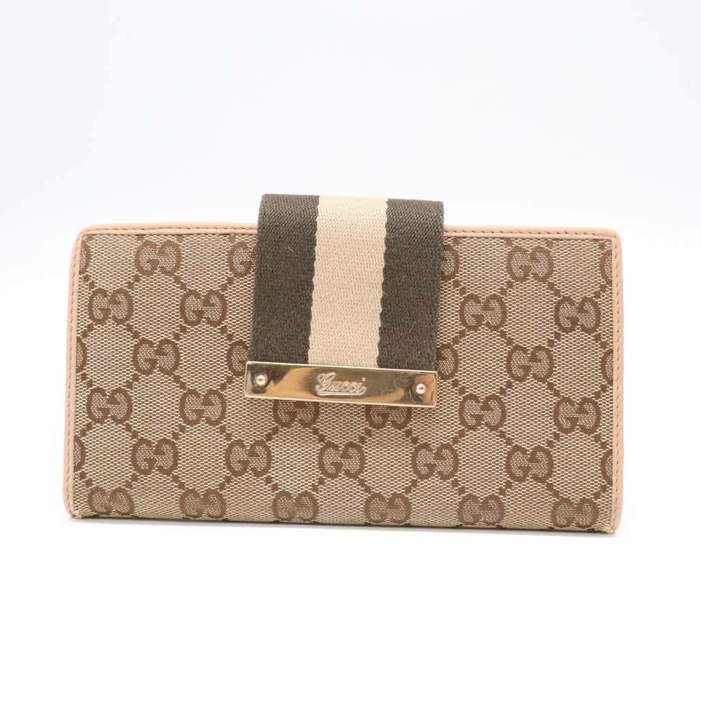 GG Canvas Continental Wallet W21733