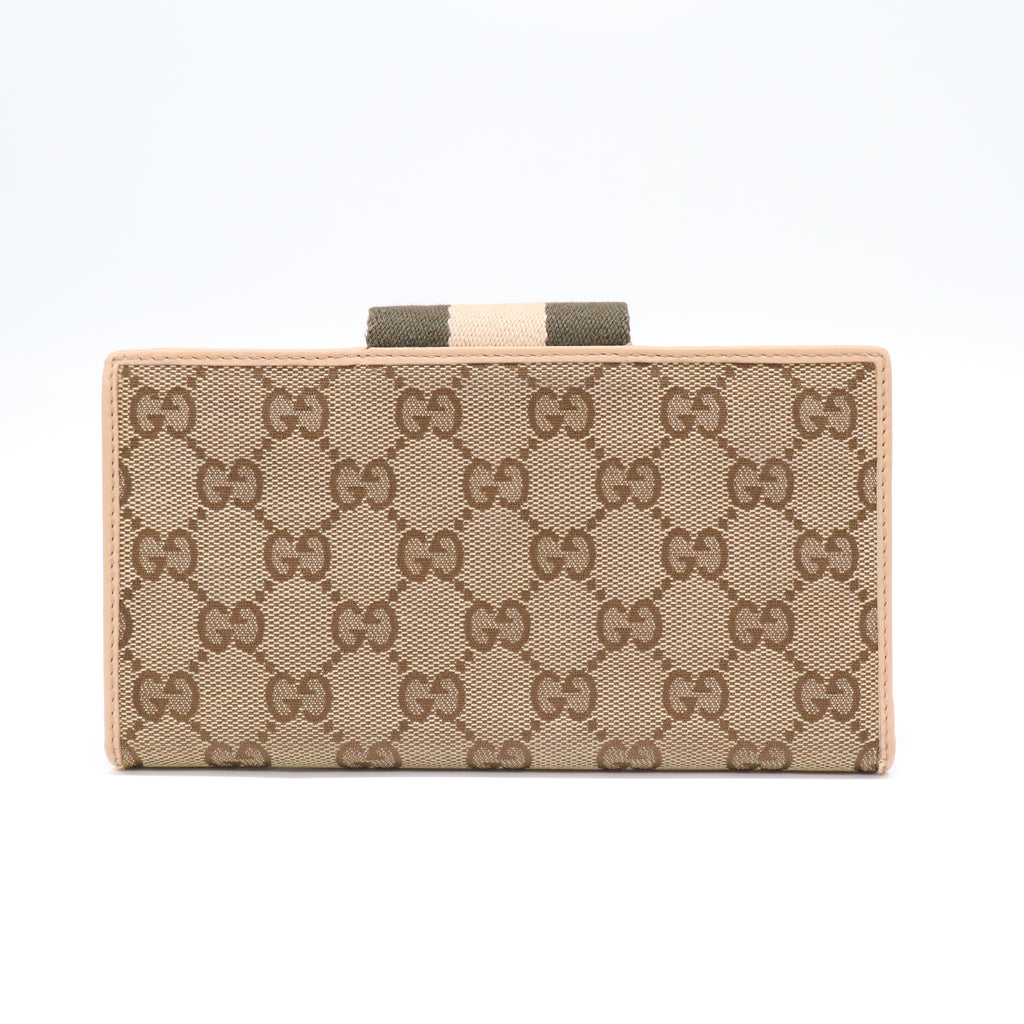 GG Canvas Continental Wallet W21733