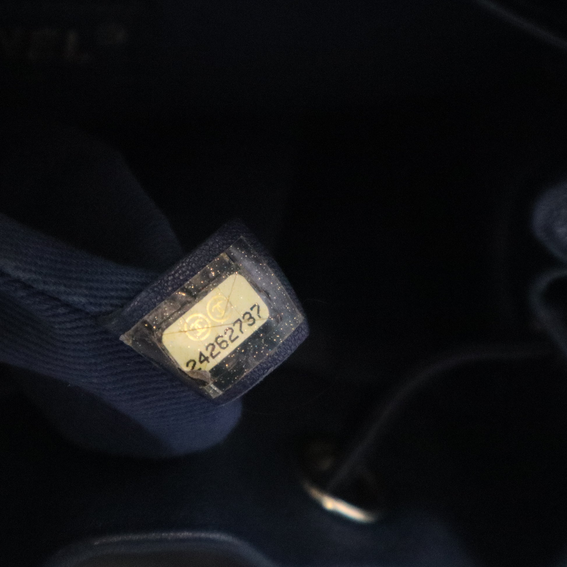 Daily Round Backpack Quilted Calfskin with Caviar