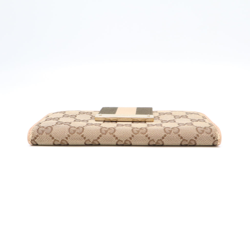 GG Canvas Continental Wallet W21733