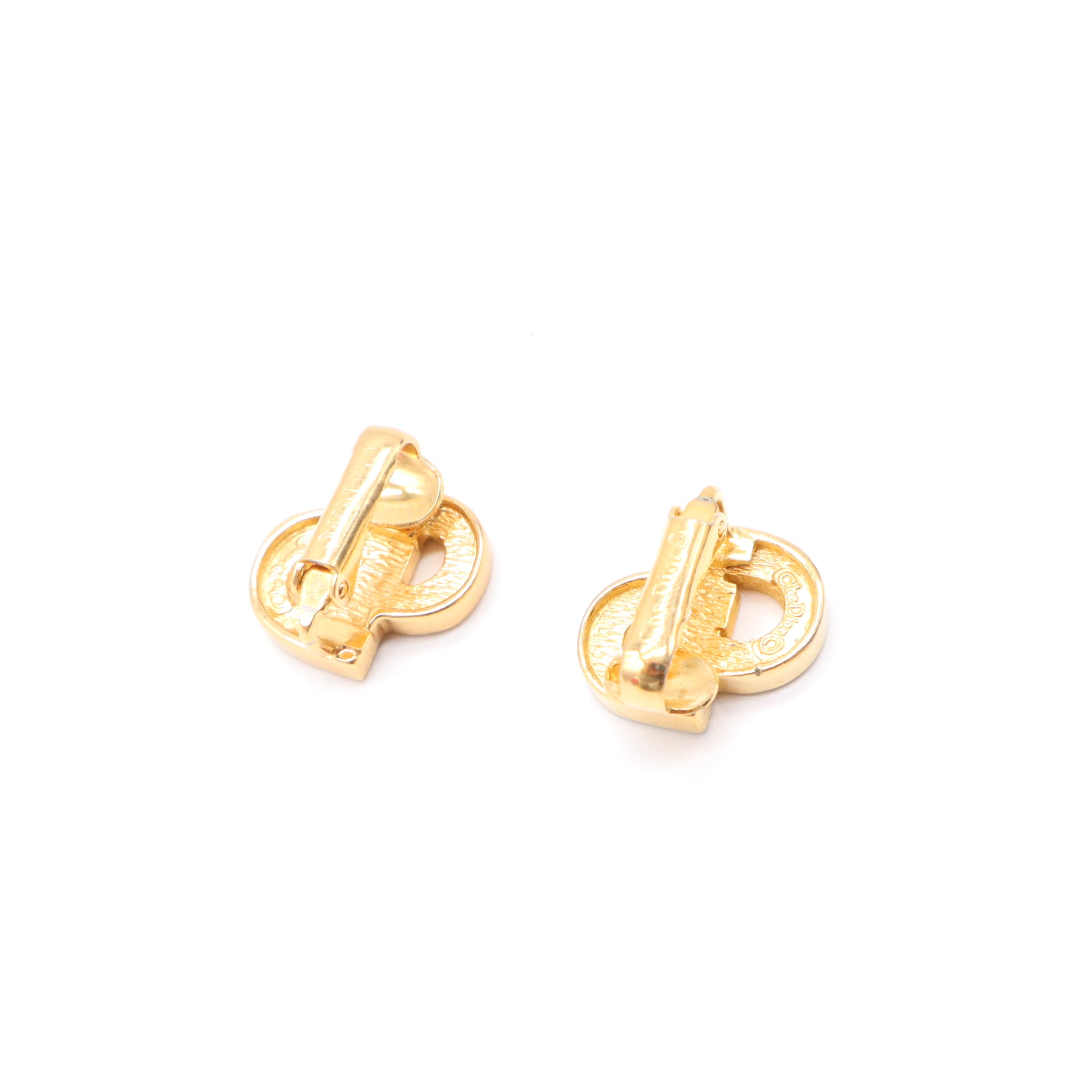 Dior Crystal CD Clip On Earrings W21531