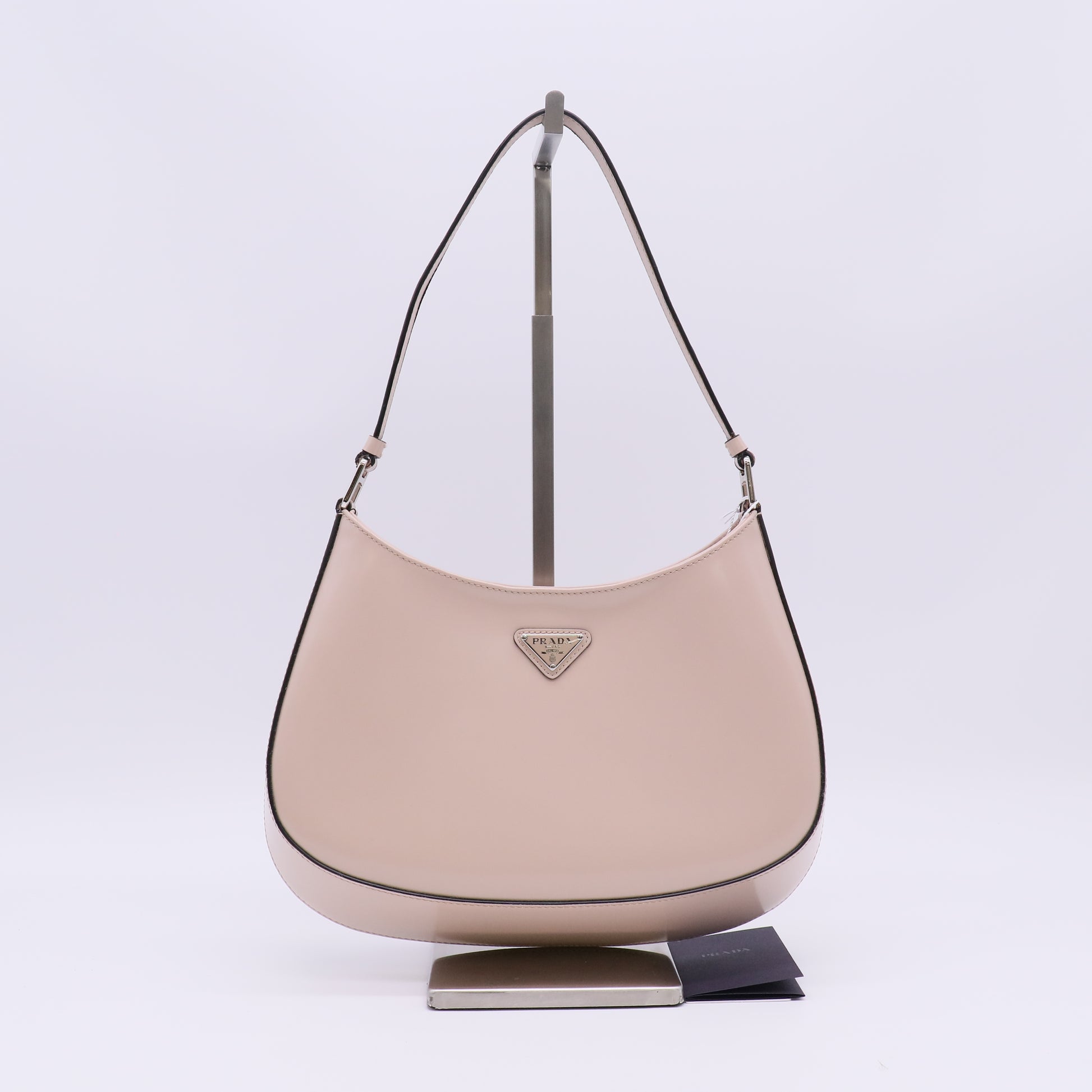 Prada Cleo Brushed Leather Shoulder Bag twins LDZ991
