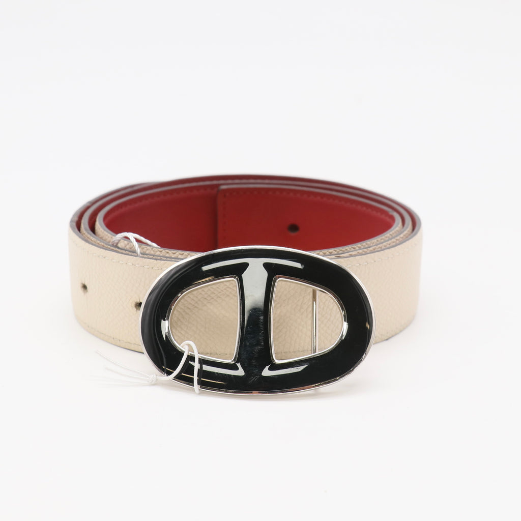 Hermes Swift Epsom 32mm Chaine D'Ancre Belt Twins LDZ511