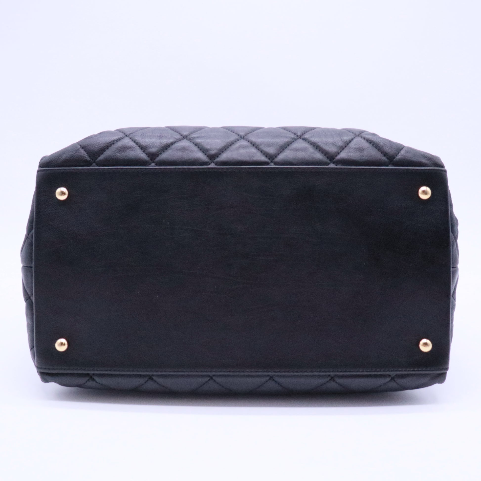 Calfskin Quilted Small Chain Me Tote twins