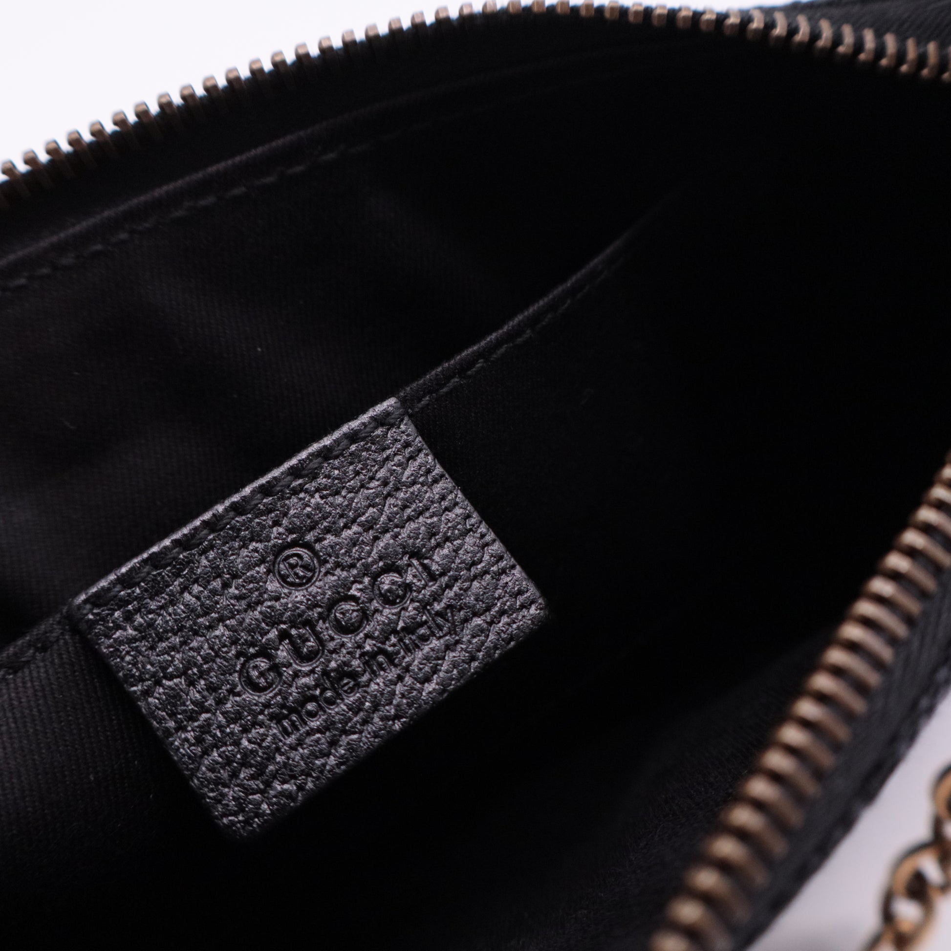 GG Canvas Nail Chain Pochette