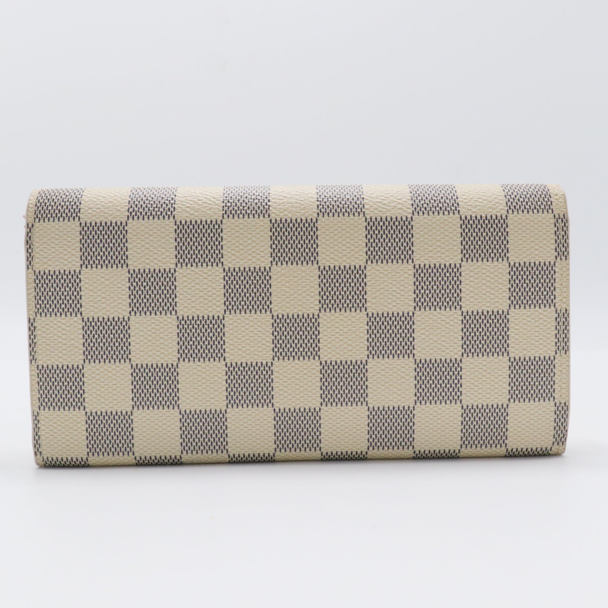 Louis Vuitton  Damier Azur Emilie Wallet Rose Ballerine