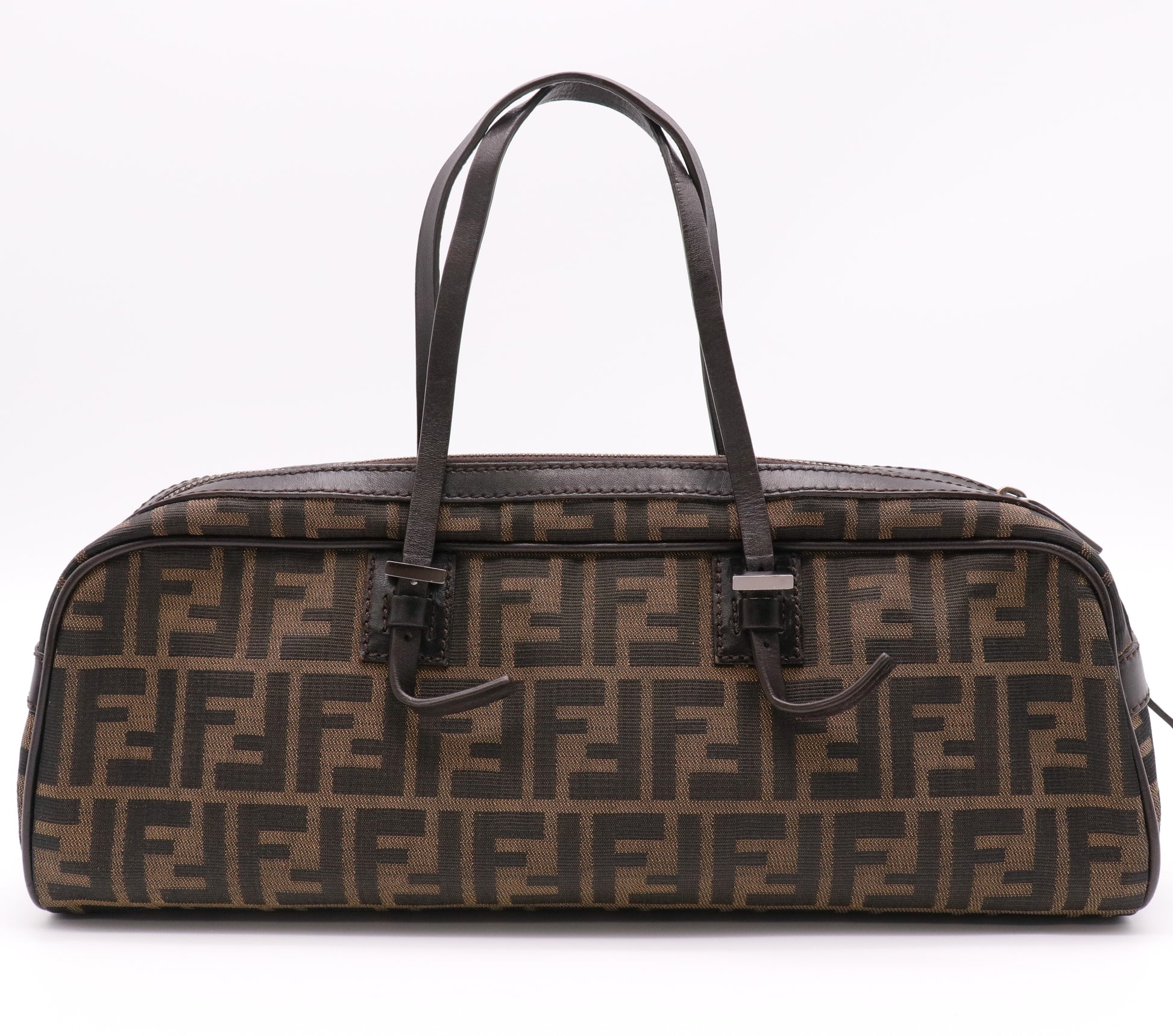 Belted Boston Bag Zucca Canvas Large twins