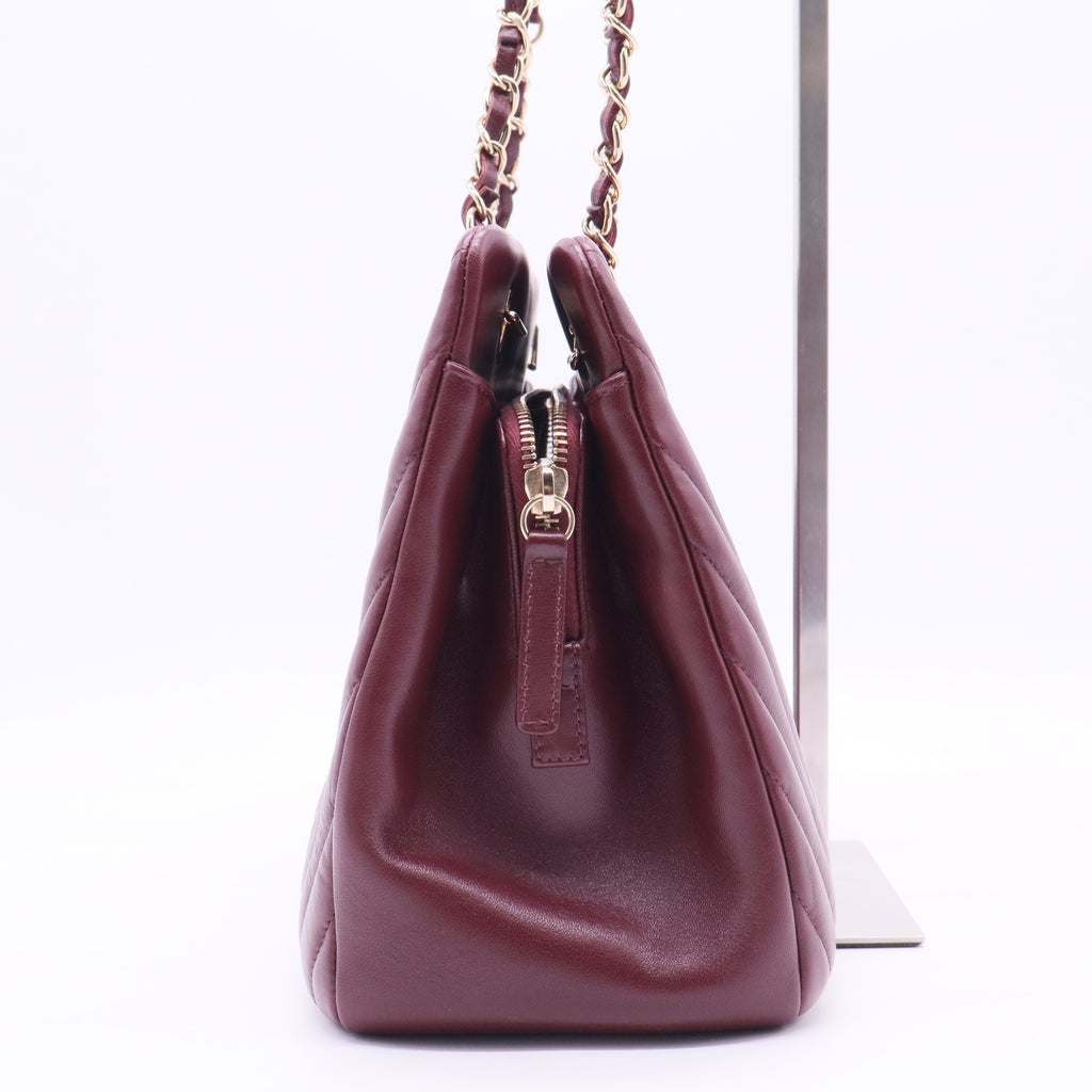Large Surpique Chevron Tote