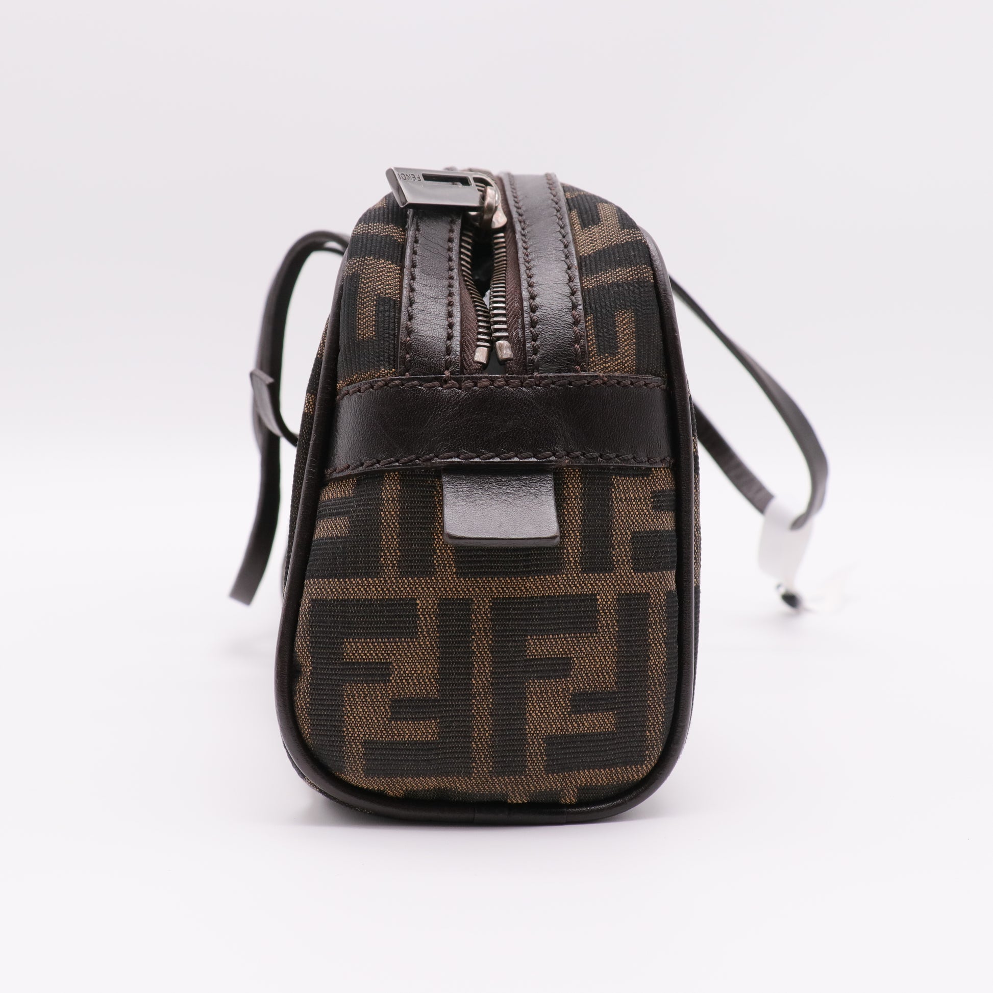 Belted Boston Bag Zucca Canvas Large twins