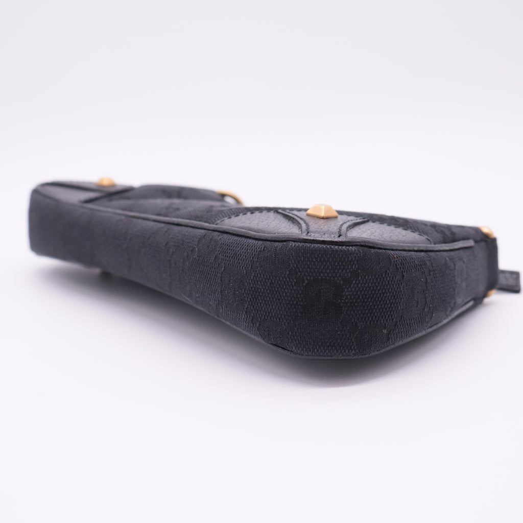 GG Canvas Nail Chain Pochette