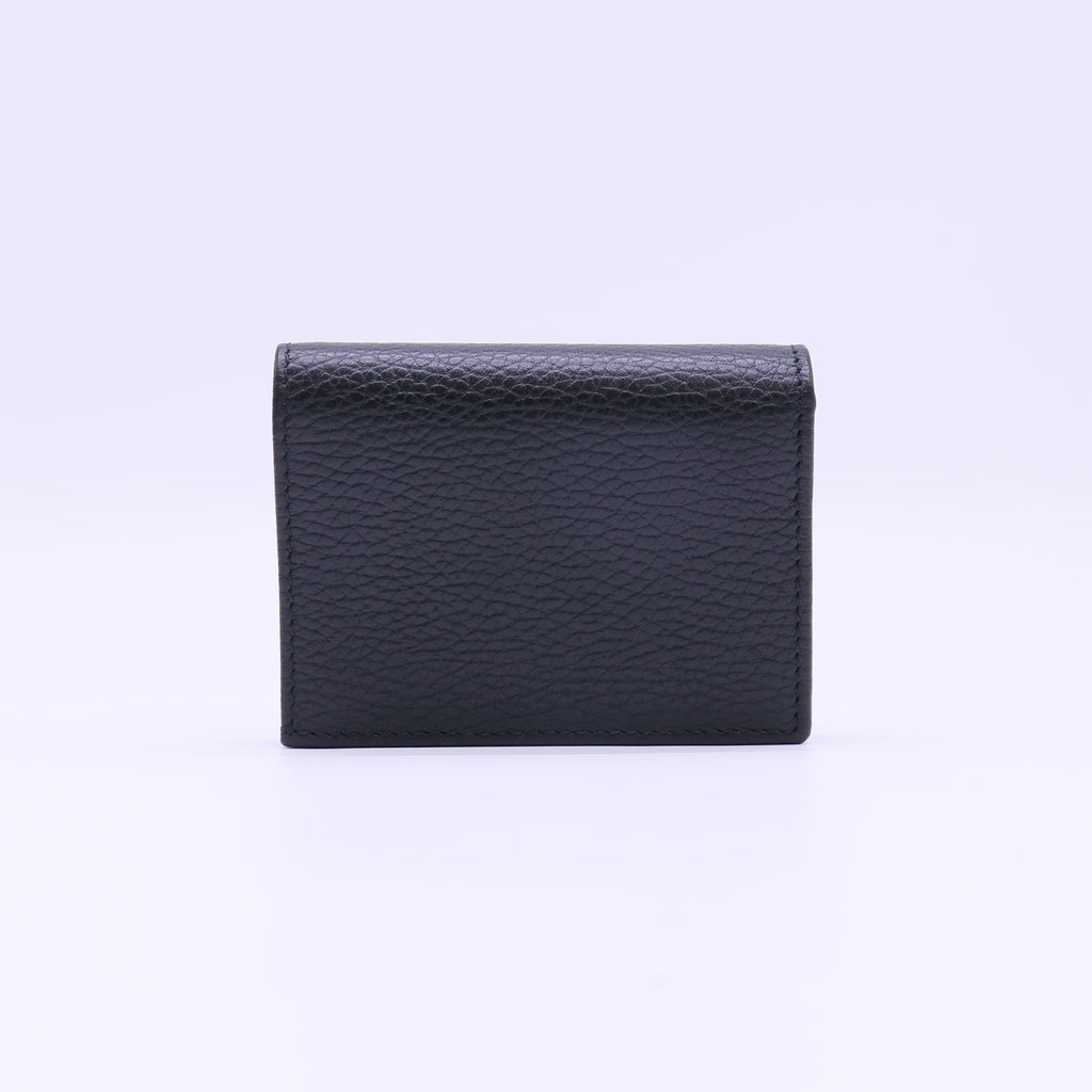Double G Logo Leather Compact Wallet W21883