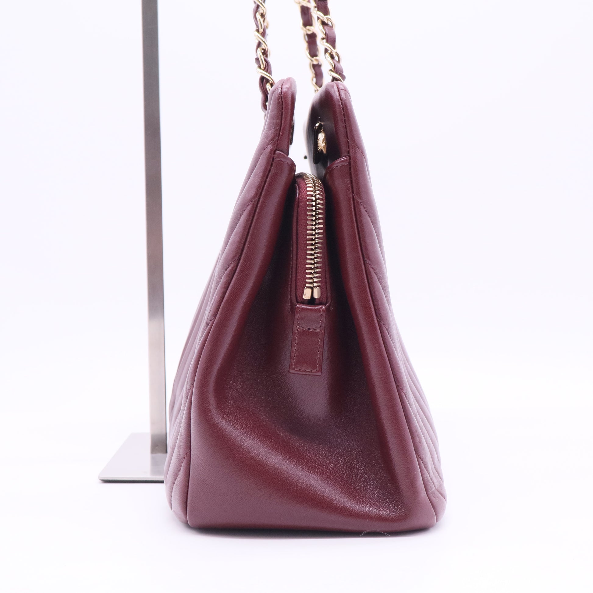 Large Surpique Chevron Tote