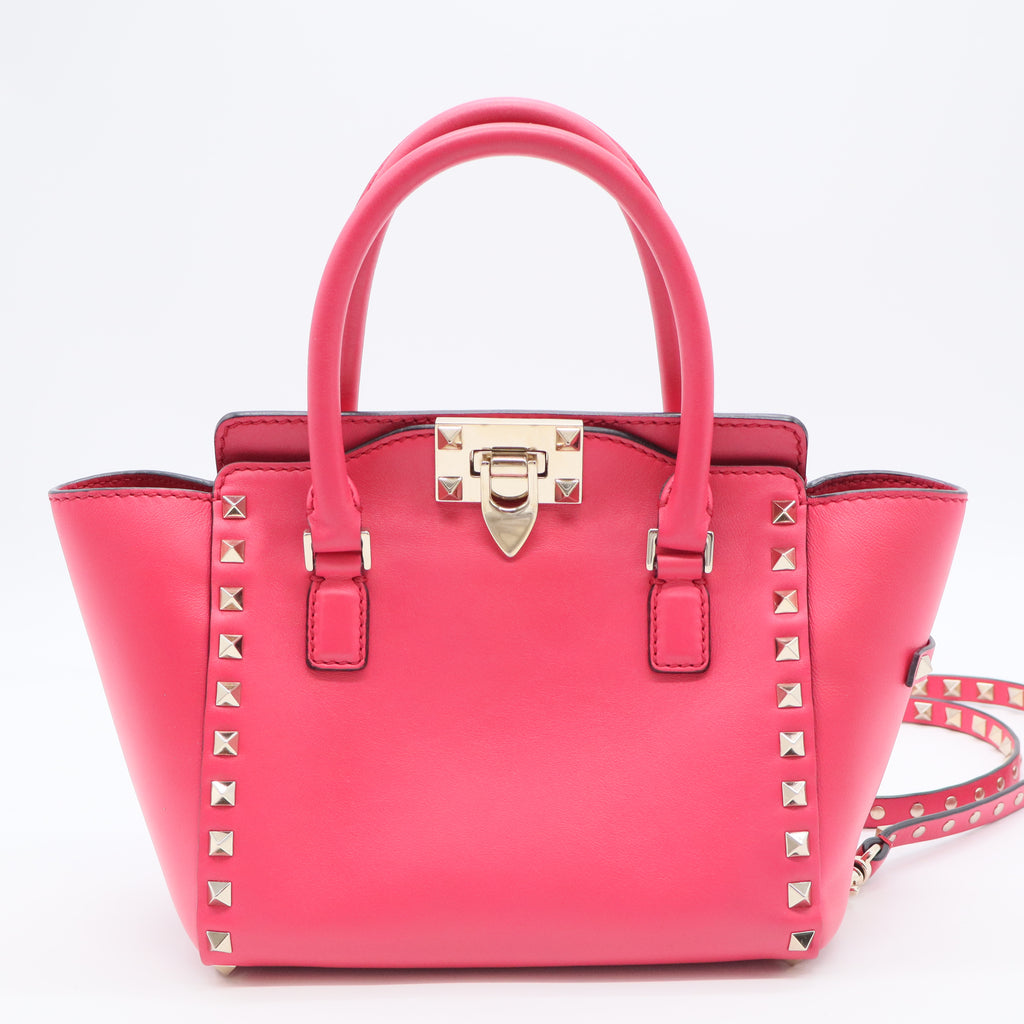 Rockstud Tote Rigid Leather Medium