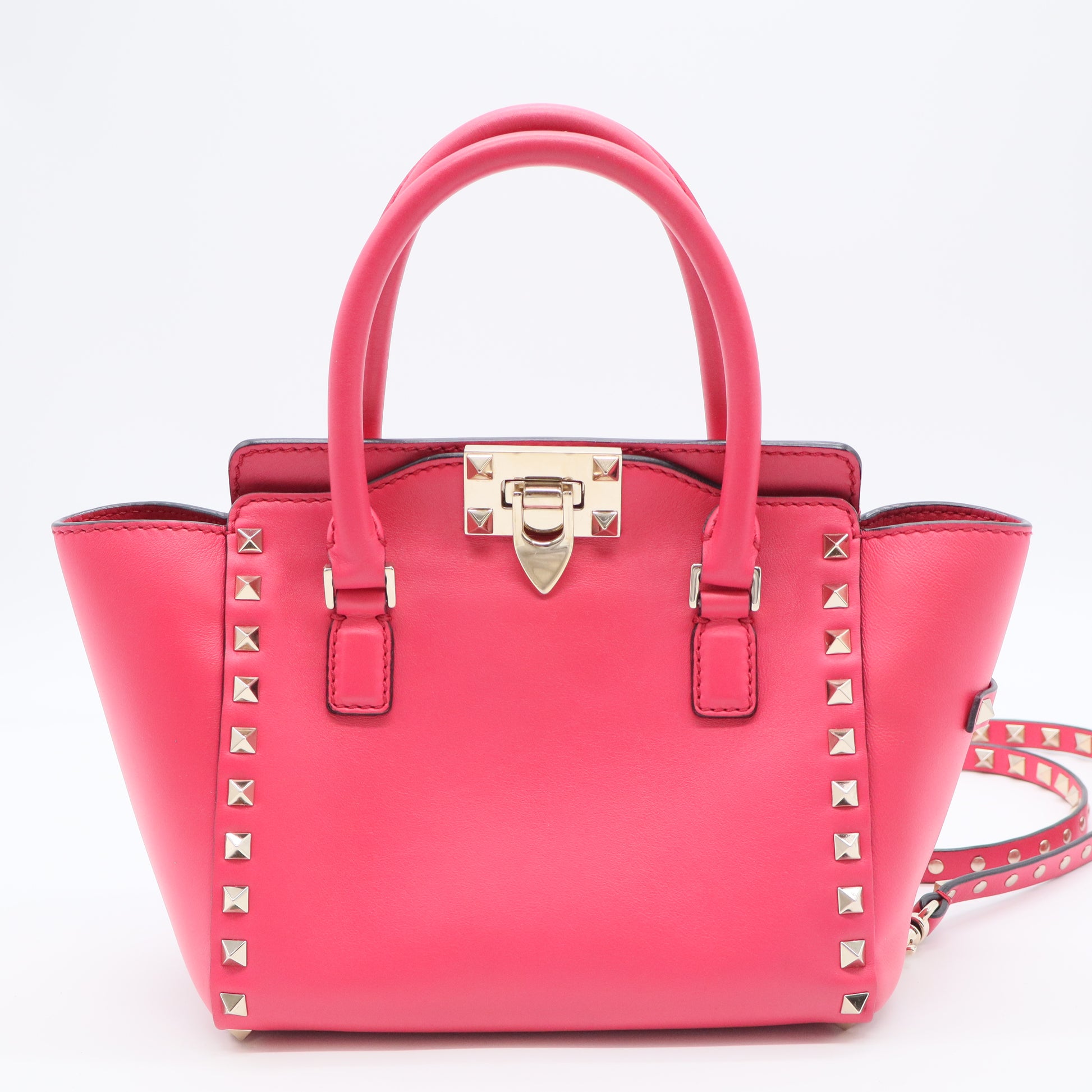 Rockstud Tote Rigid Leather Medium