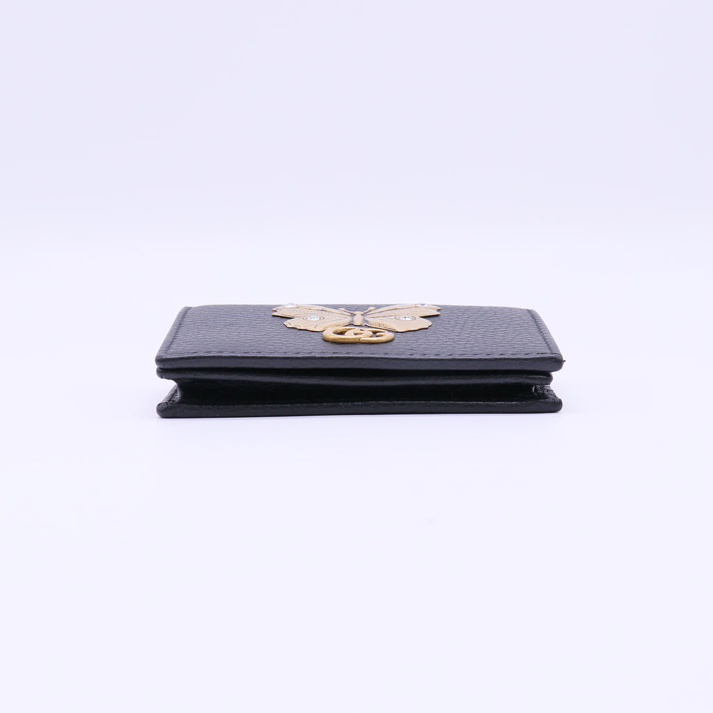 Double G Logo Leather Compact Wallet W21883