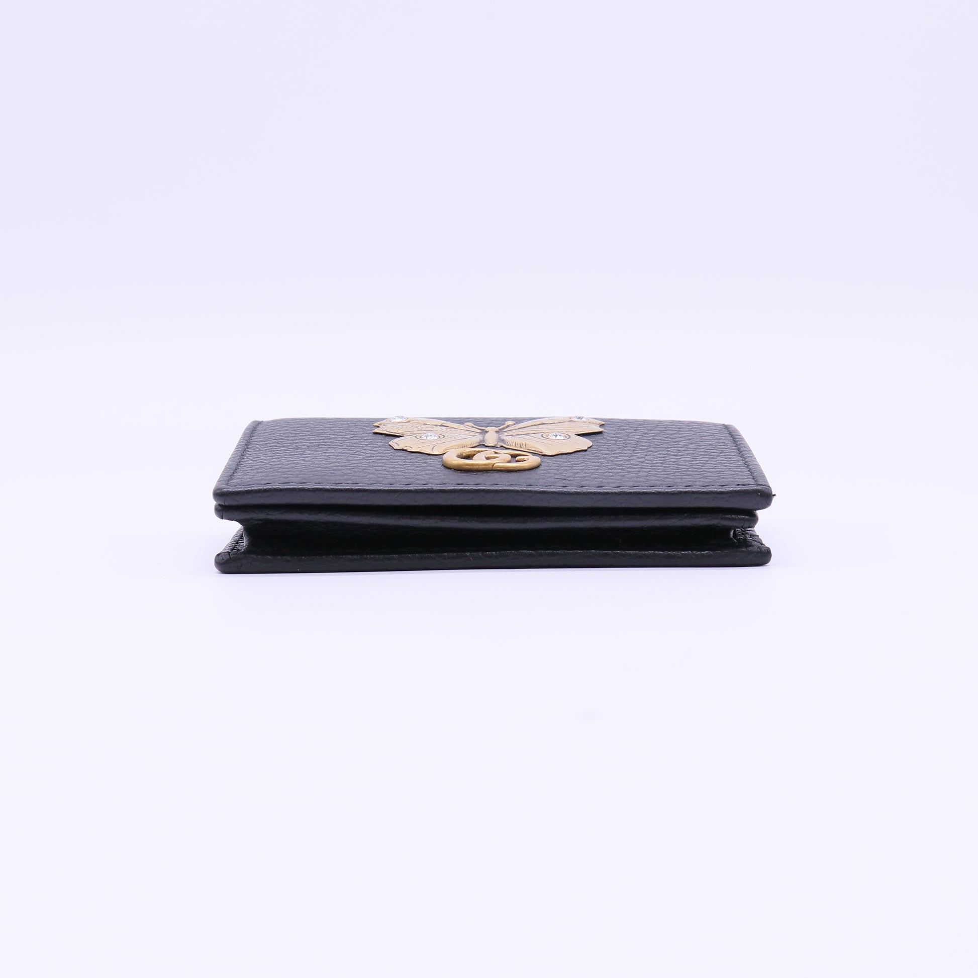 Double G Logo Leather Compact Wallet W21883