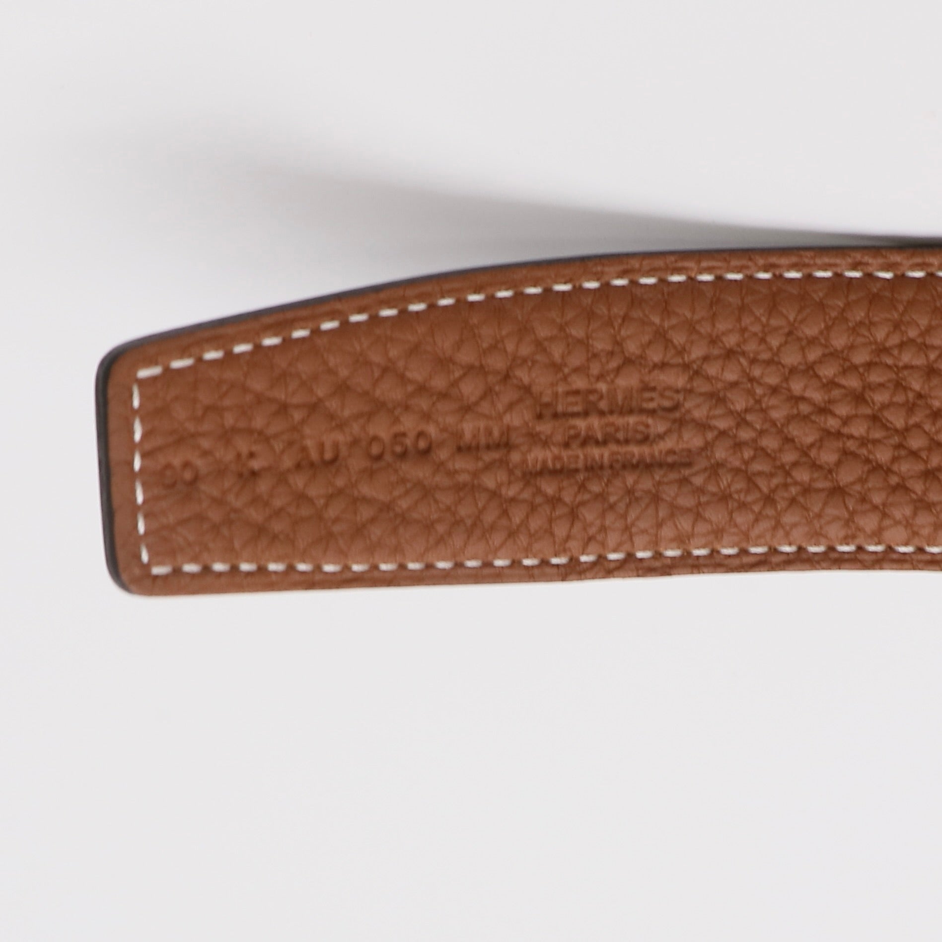 Hermes H au Carre Belt Buckle Leather Strap Twins LDZ503